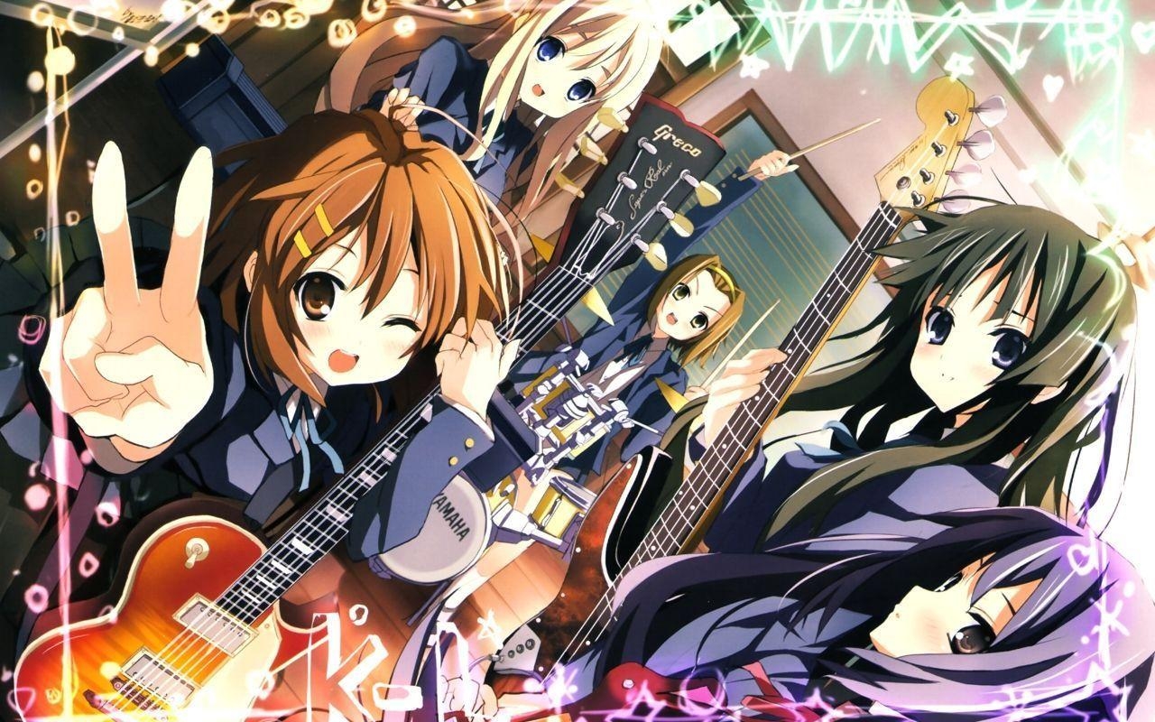 K-ON!, Anime, Wallpaper, Musik, Serie, 1280x800 HD Desktop