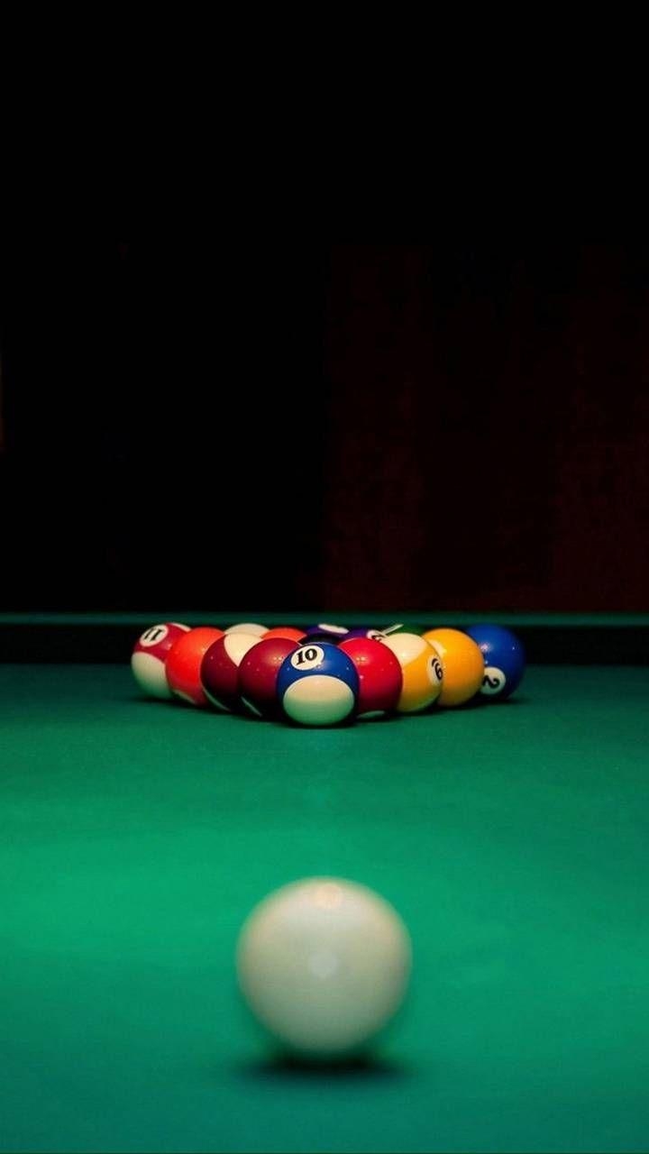 Snookertisch, Sportbild, Spiel, Präzision, Billard, 720x1280 HD Handy