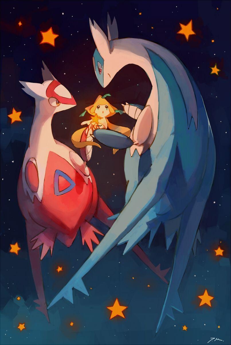 Jirachi, Pokémon, HD, Alexandros, Jardin, 810x1200 HD Handy