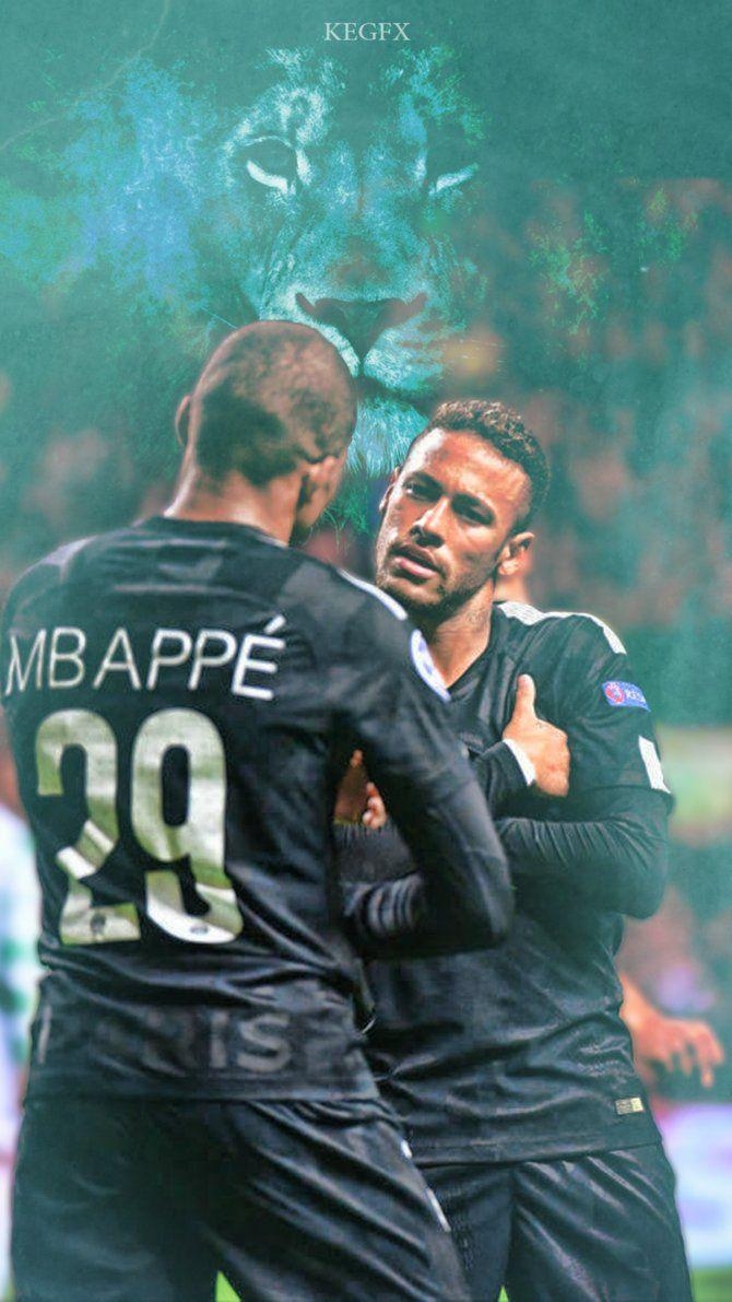 Mbappé, Neymar Jr, Mobil, Fußball, Bild, 670x1200 HD Handy