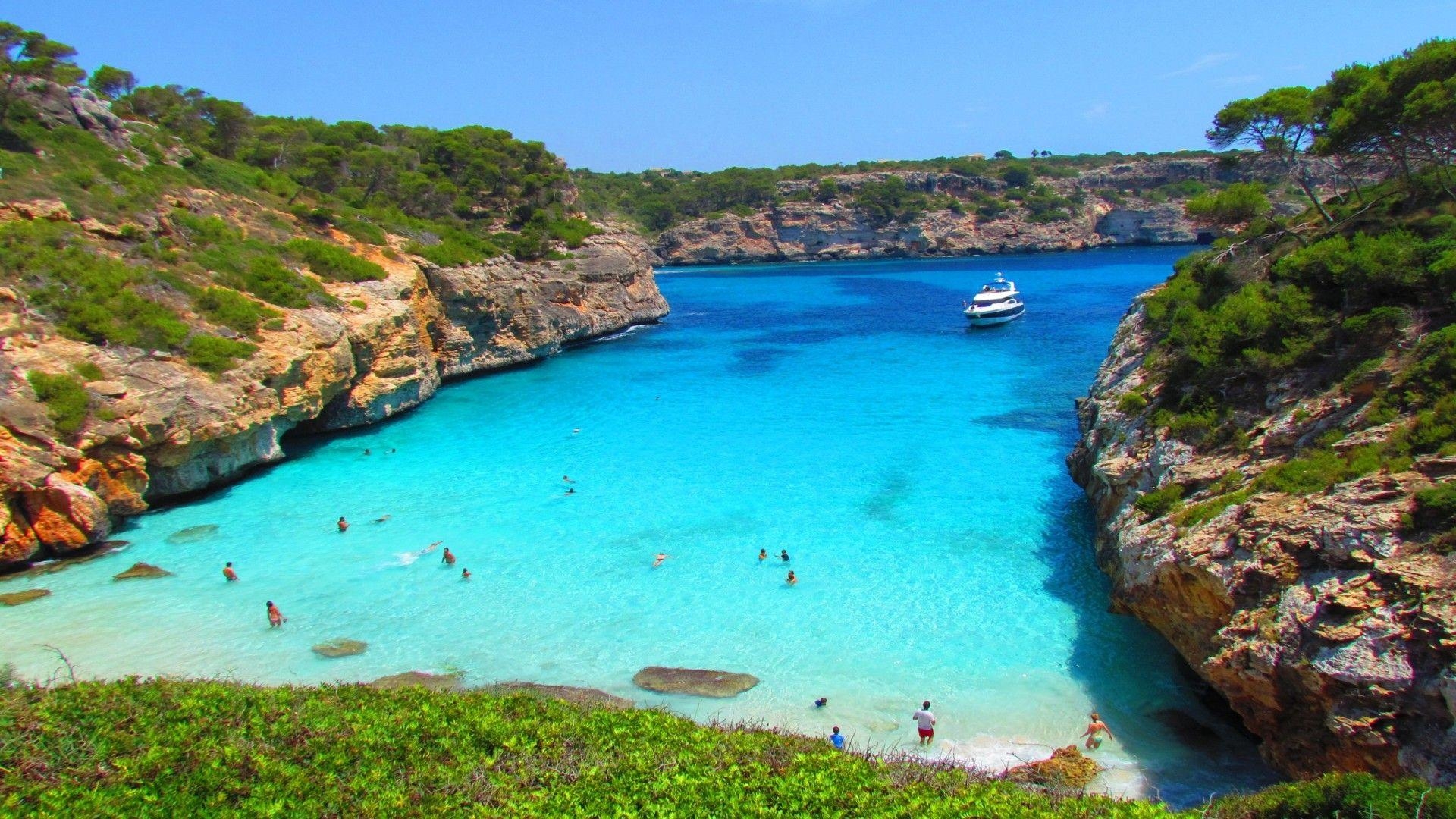 Calo des Moro, Mallorca, Spanien, Reise, Natur, 1920x1080 Full HD Desktop