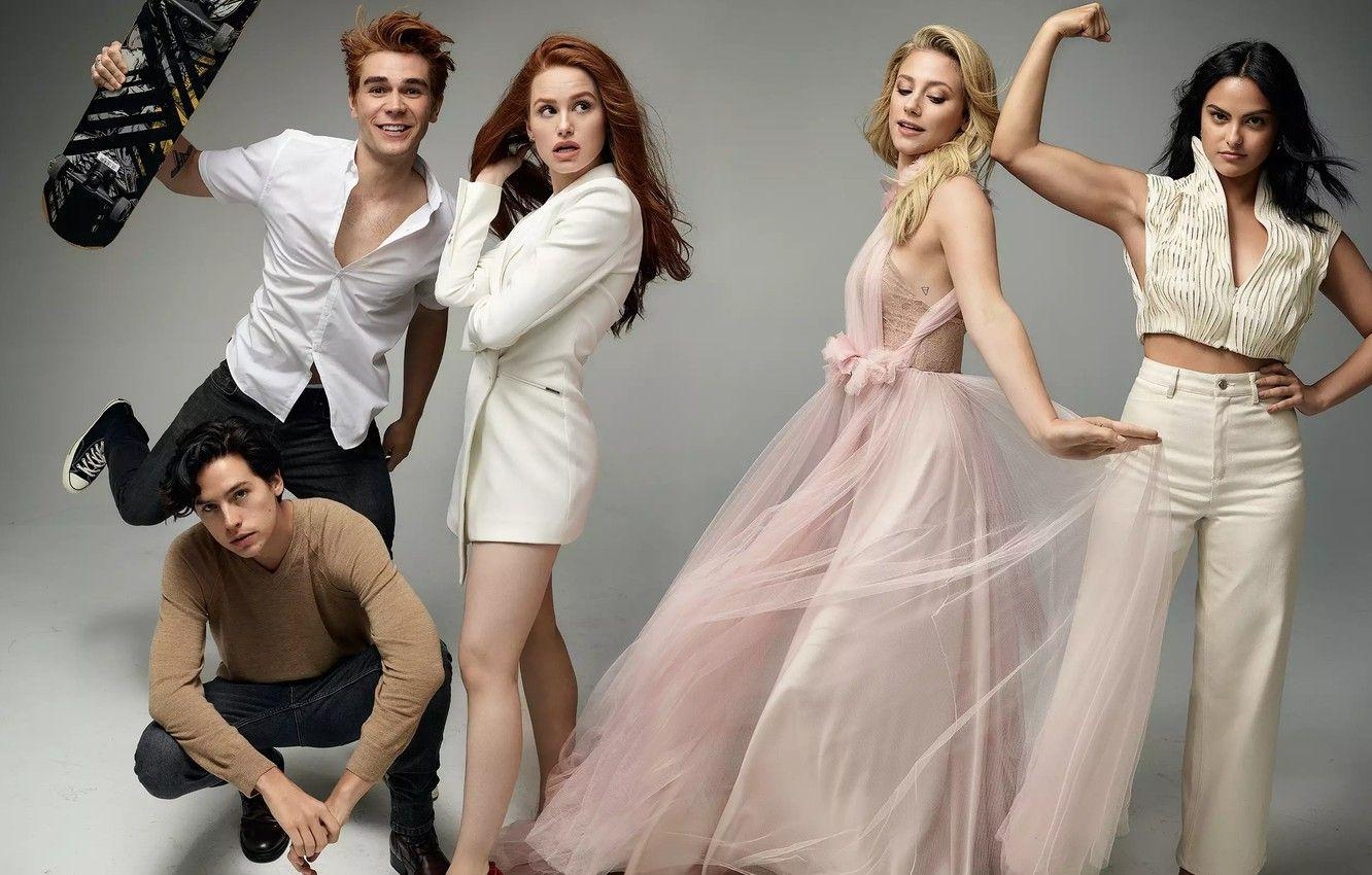 Cole Sprouse, Camila Mendes, Lili Reinhart, Schauspieler, TV Shows, 1340x850 HD Desktop