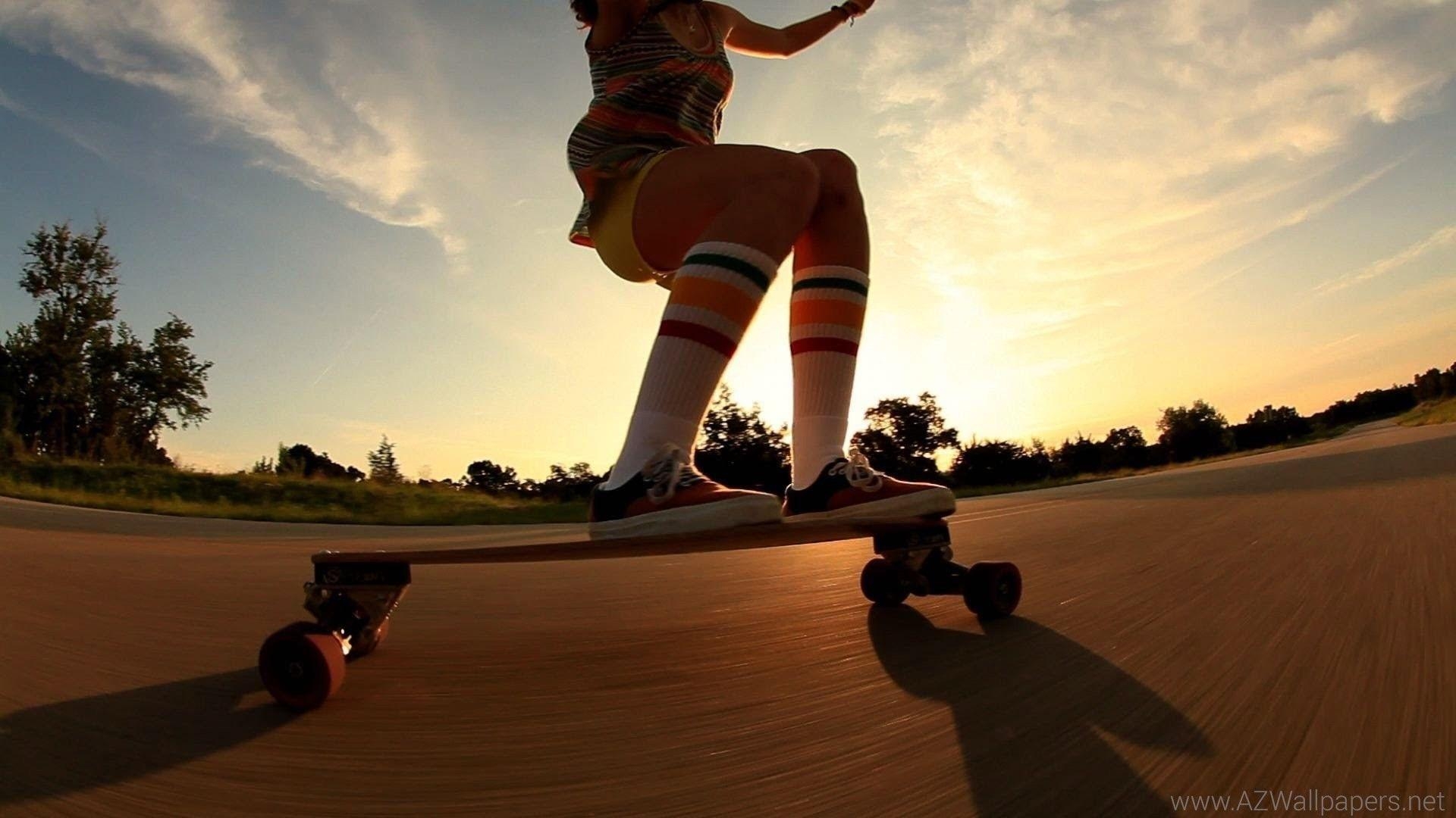 Longboard, Sport, Surfen, Wandbild, Rollbrett, 1920x1080 Full HD Desktop