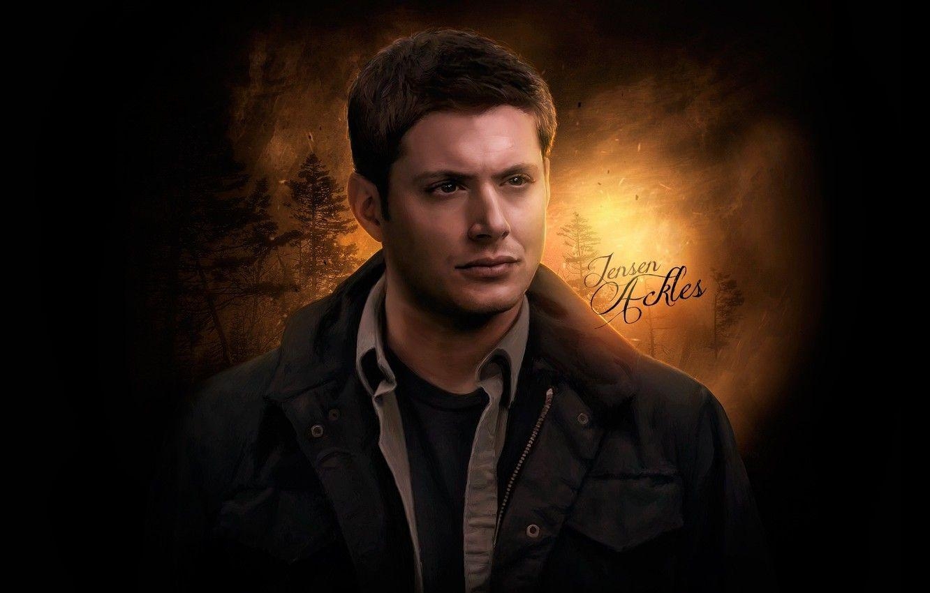 Jensen Ackles, Kunst, Supernatural, Dean Winchester, TV-Serie, 1340x850 HD Desktop