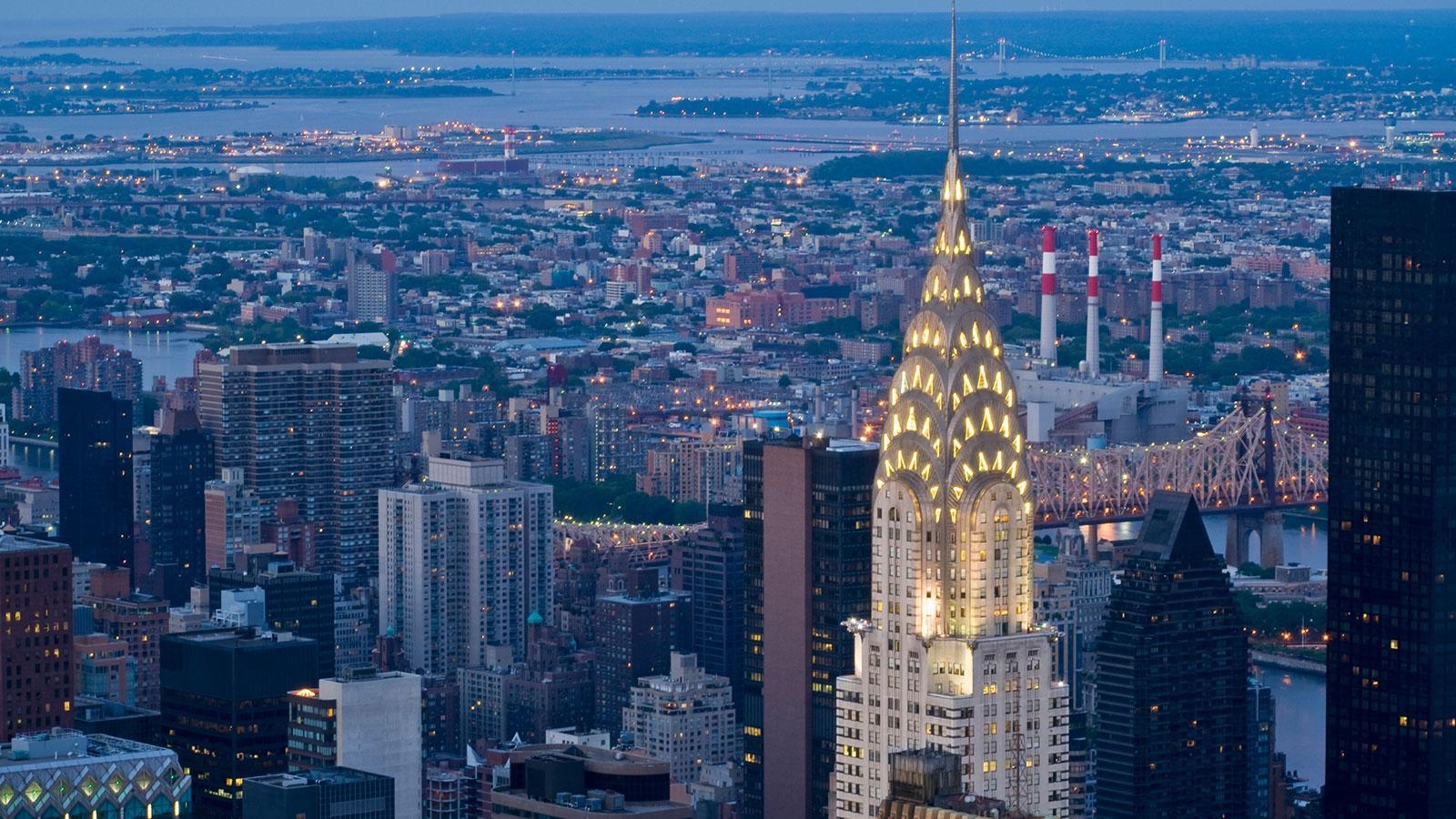 Manhattan, Kunst, Chrysler Building, Gebäude, HQ Bild, 1600x900 HD Desktop