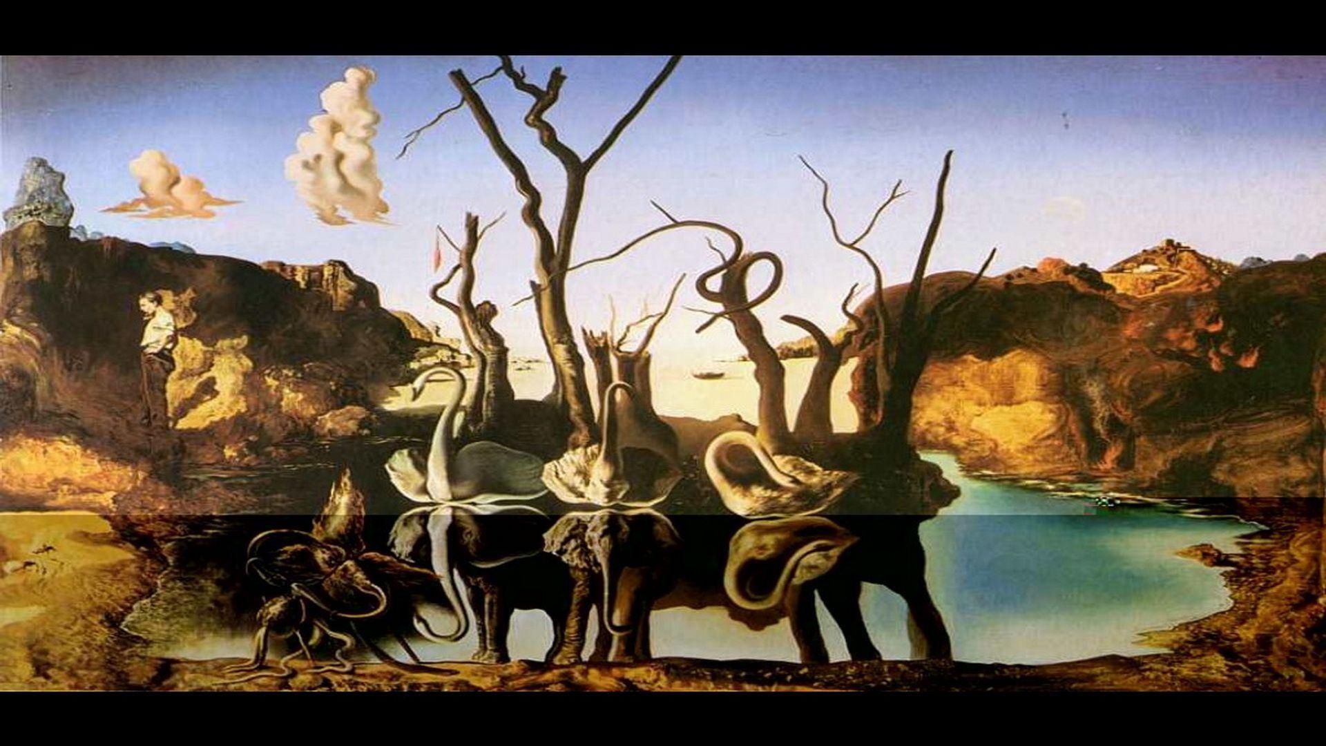 Kunstwerk, Salvador Dalí, Künstler, surrealistisch, Fantasie, 1920x1080 Full HD Desktop