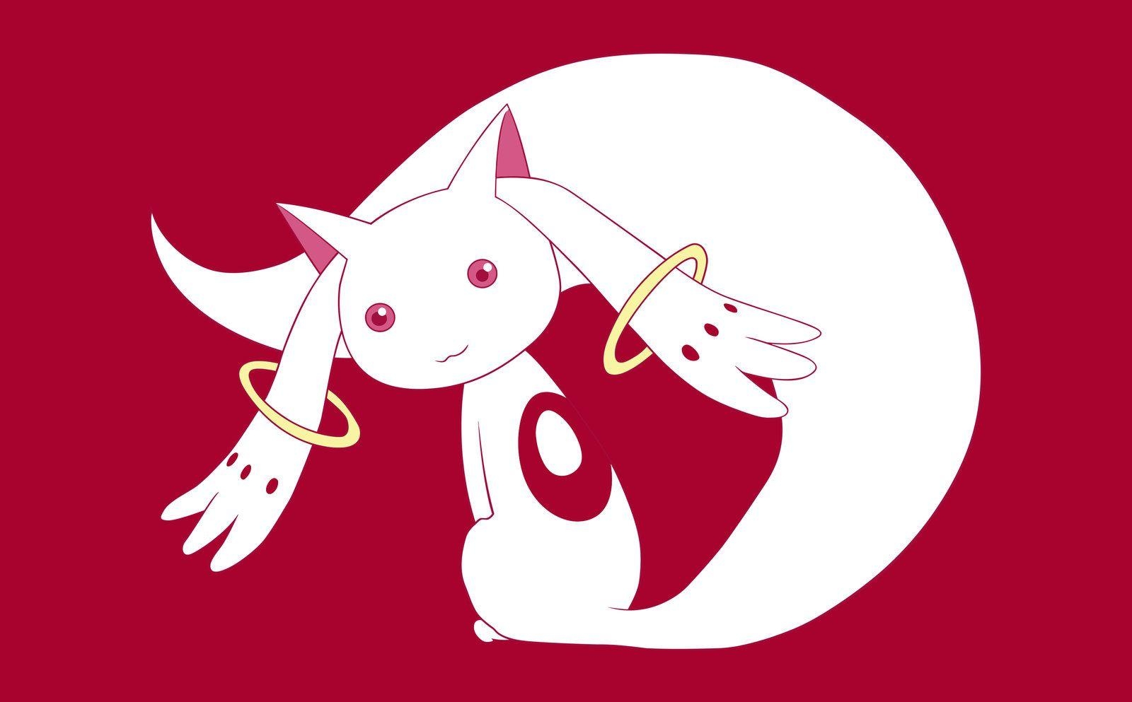 Kyubey, Anime, Wallpaper, Magie, Fantasy, 1600x1000 HD Desktop