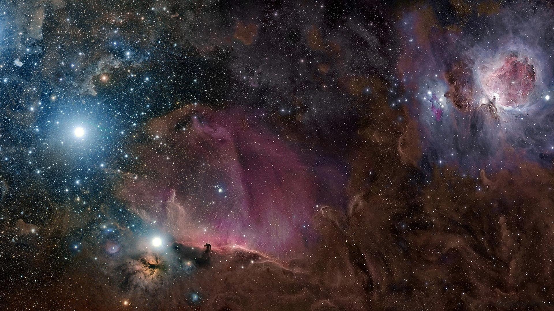 Sternbild, Orion, Staub, Gas, Sterne, 1920x1080 Full HD Desktop