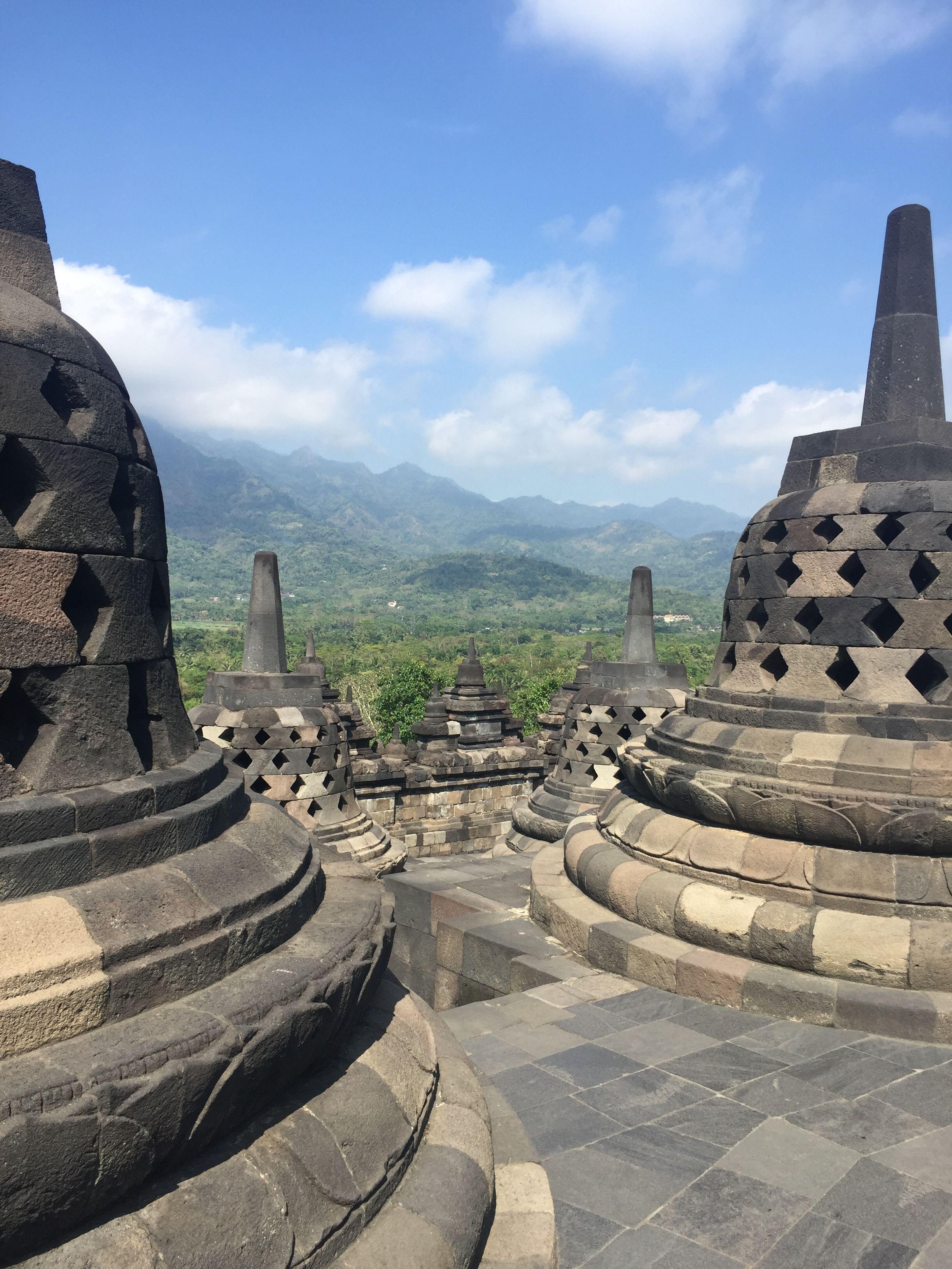 Borobudur, Indonesien, 2019, Fotografie, Hintergrund, 2450x3270 HD Handy