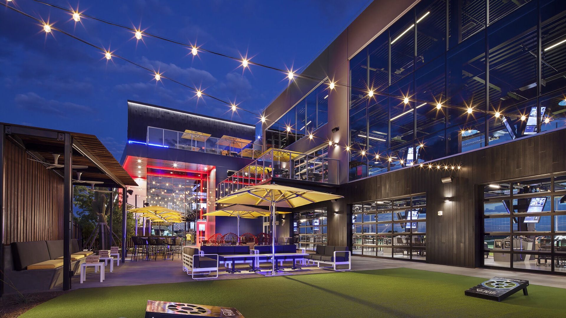 Topgolf, Baton Rouge, Galerie, Innen, Außen, 1920x1080 Full HD Desktop