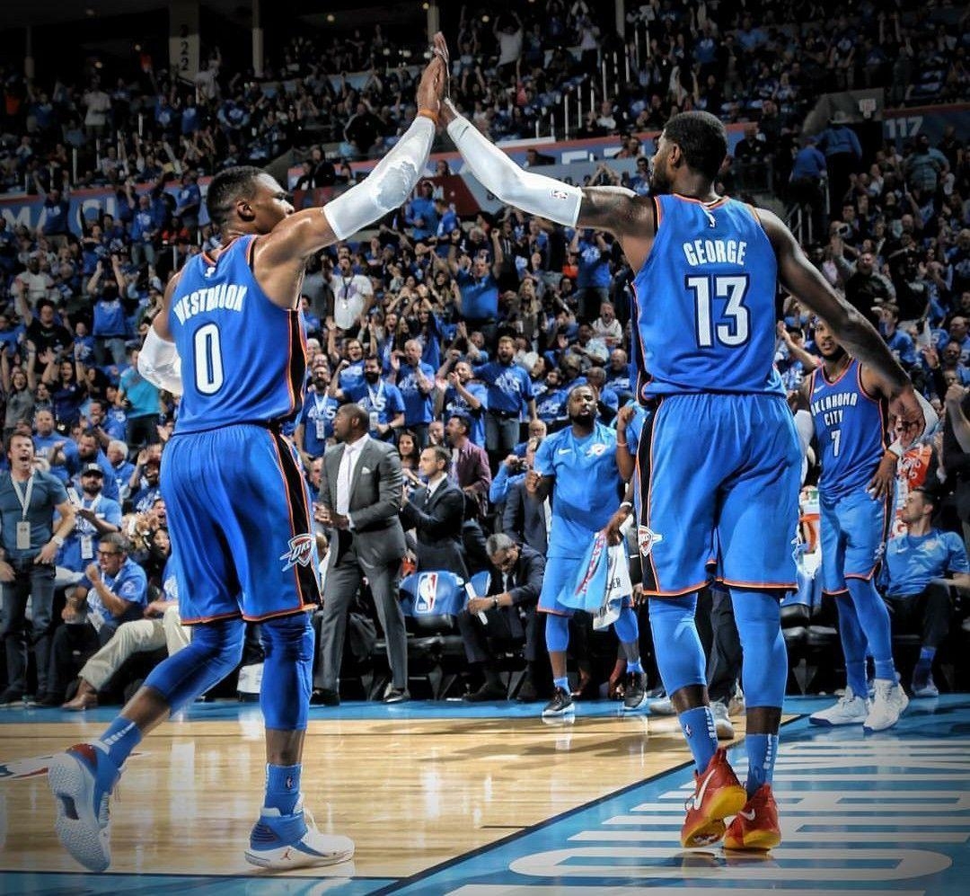 Westbrook, Paul George, OKC Thunder, NBA, Spieler, 1080x1000 HD Desktop