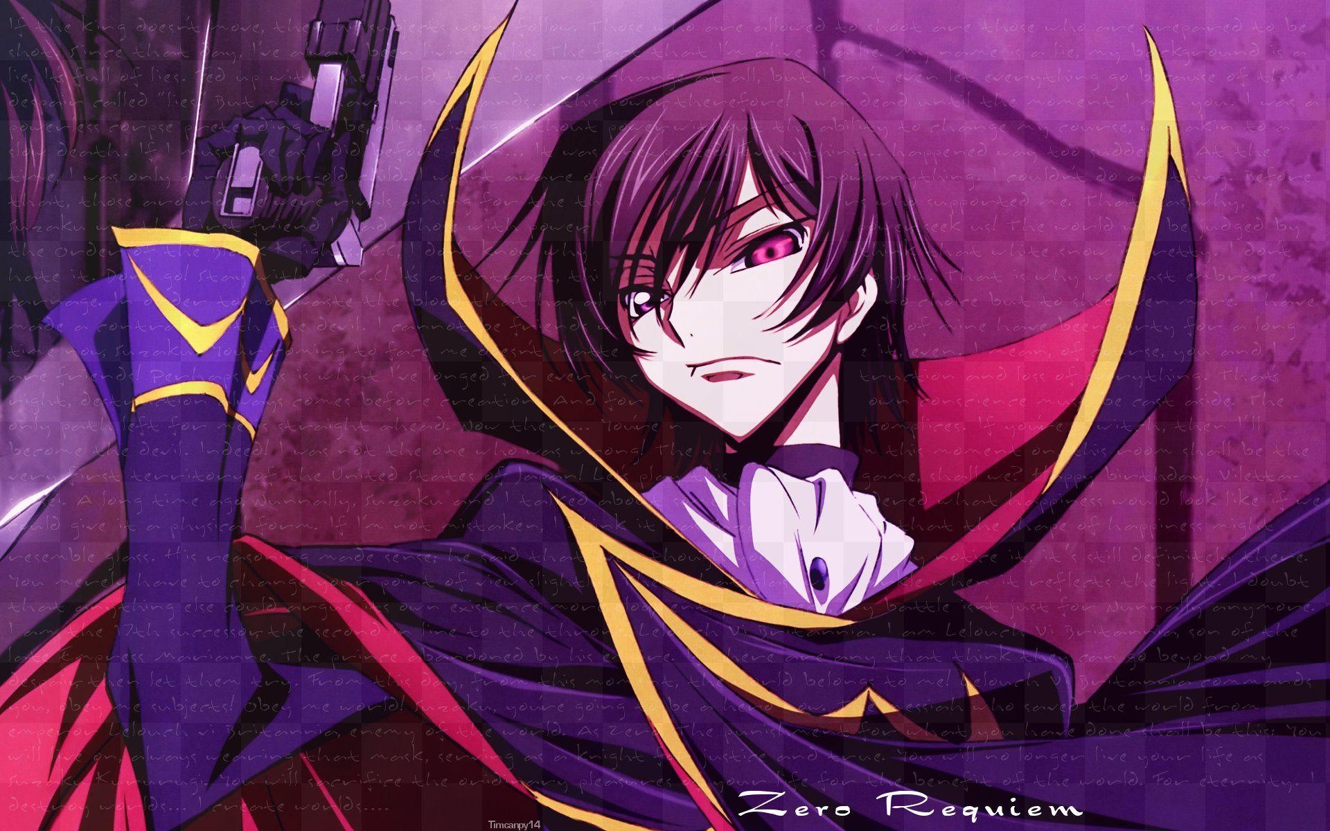 Lelouch, Anime, Desktop, Lamperouge, Bild, 1920x1200 HD Desktop