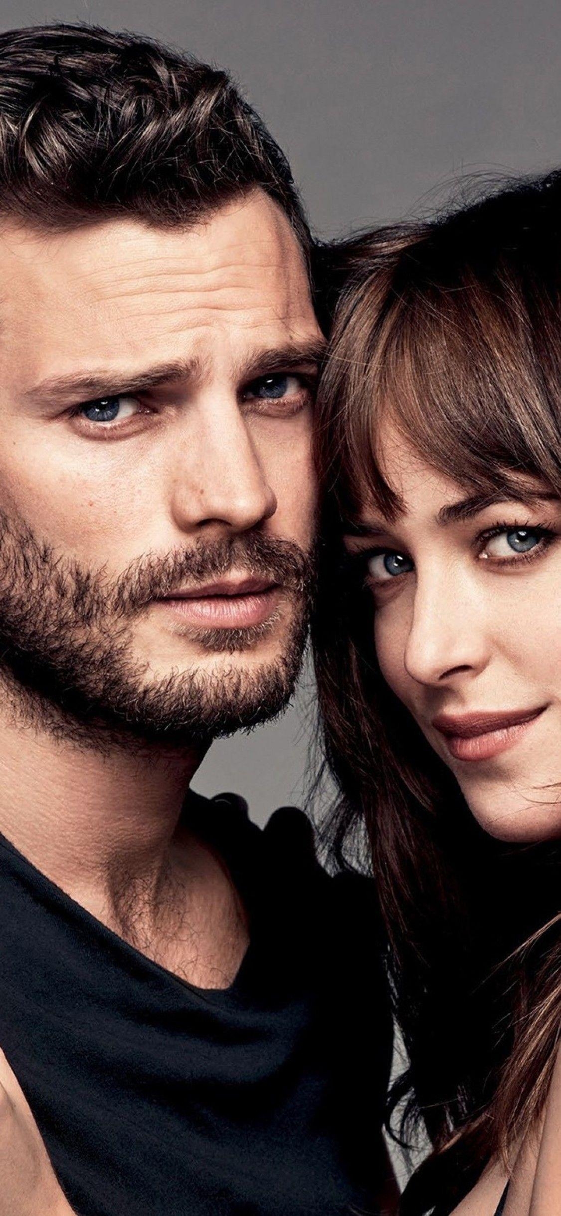 Jamie Dornan, Dakota Johnson, iPhone, Schauspiel, Film, 1130x2440 HD Handy