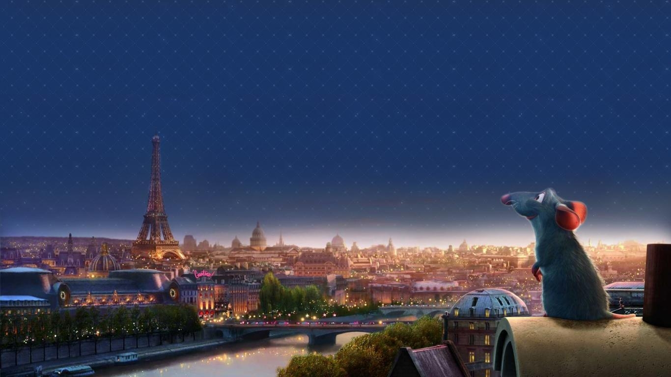 Ratatouille, Cartoon, Remy, Disney, Animation, 1370x770 HD Desktop