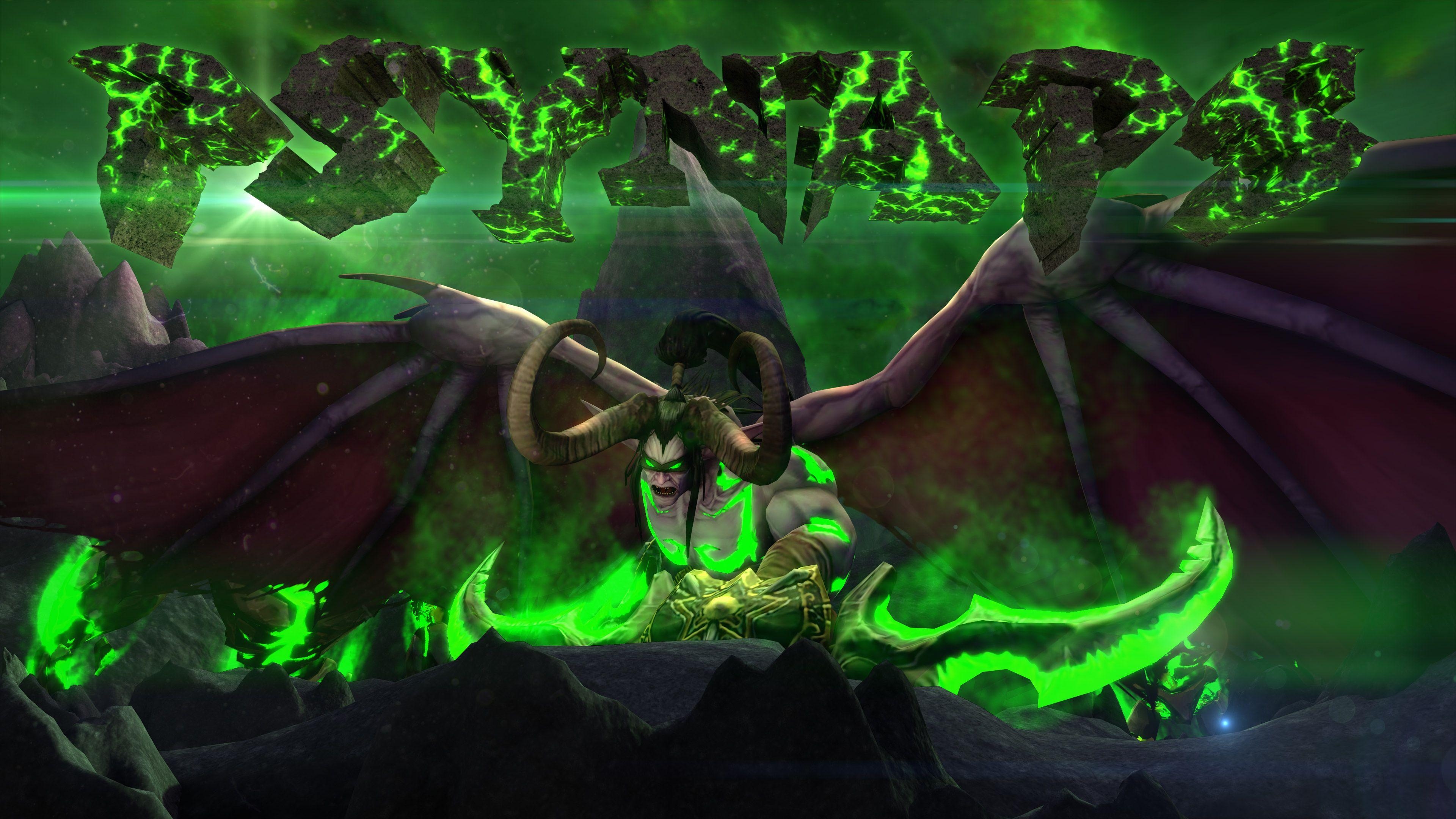 WoW Legion, Illidan, Charakter, 4K, Wallpaper, 3840x2160 4K Desktop