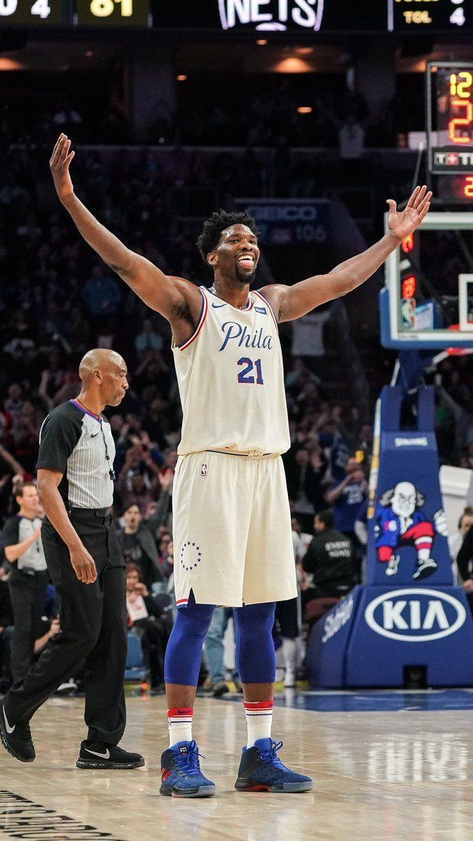 Philadelphia 76ers, Joel Embiid, NBA, Basketball, Sport, 680x1200 HD Handy