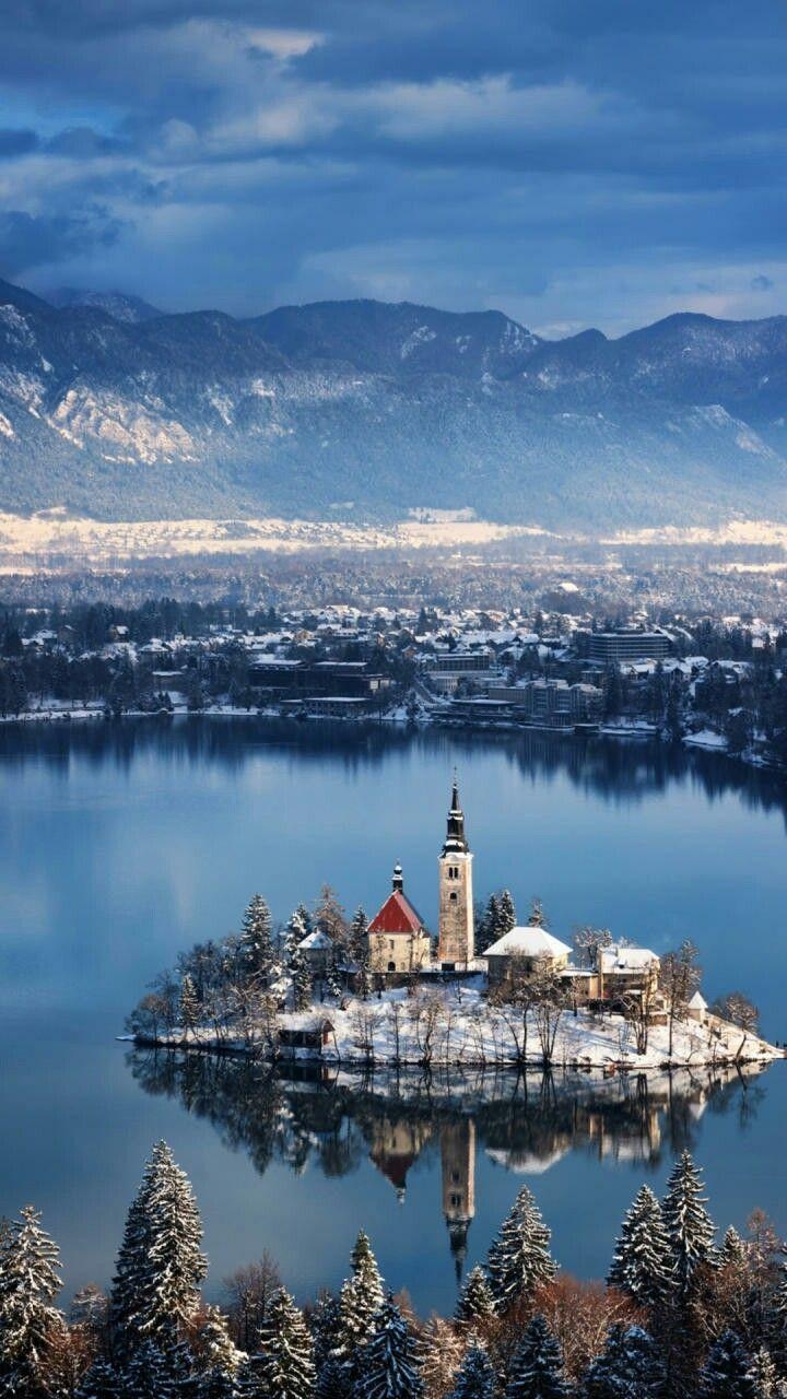 See Bled, Slowenien, Xiaomi, Karussell, Landschaft, 720x1280 HD Handy