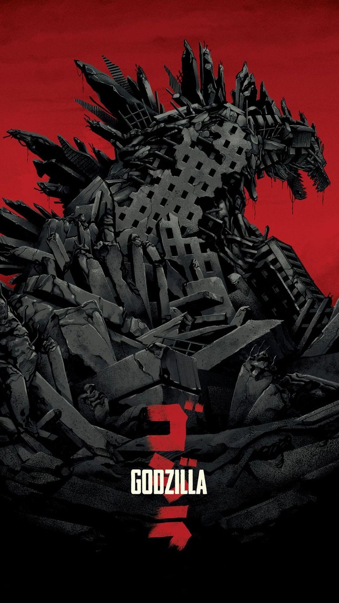 Godzilla, 2014, HTC One, Hintergrund, Film, 1080x1920 Full HD Handy