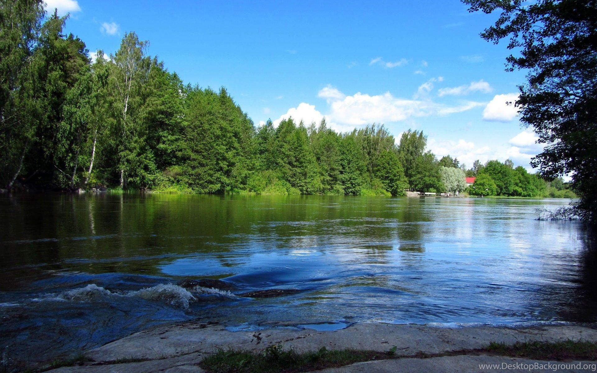 Langinkoski Fluss, Finnland, breit, Desktop, Natur, 1920x1200 HD Desktop