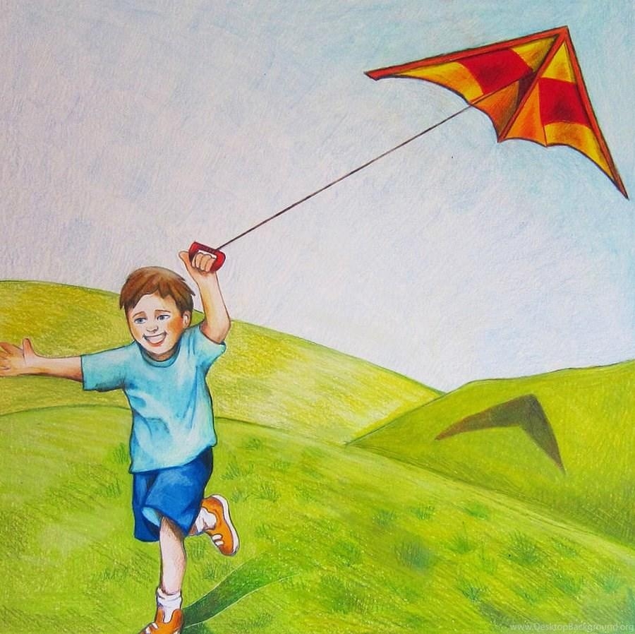 Kite Cartoons, Comicspaß, HD, Himmelsabenteuer, Kinderlachen, 900x900 HD Desktop