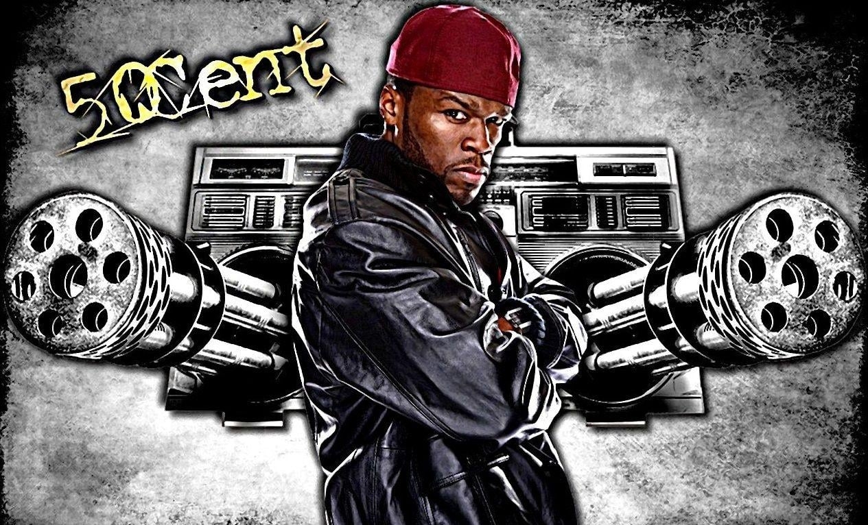 50 Cent, Rapper, Musikkünstler, Hintergrund, Foto, 1270x770 HD Desktop