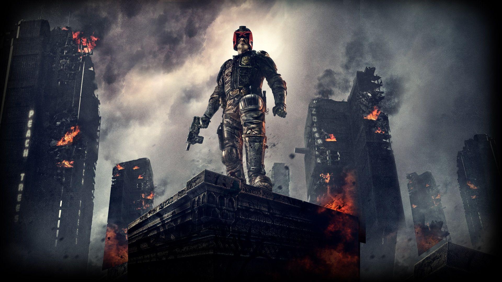 Judge Dredd, Filmkunst, Science-Fiction, Zukunft, 1920x1080 Full HD Desktop