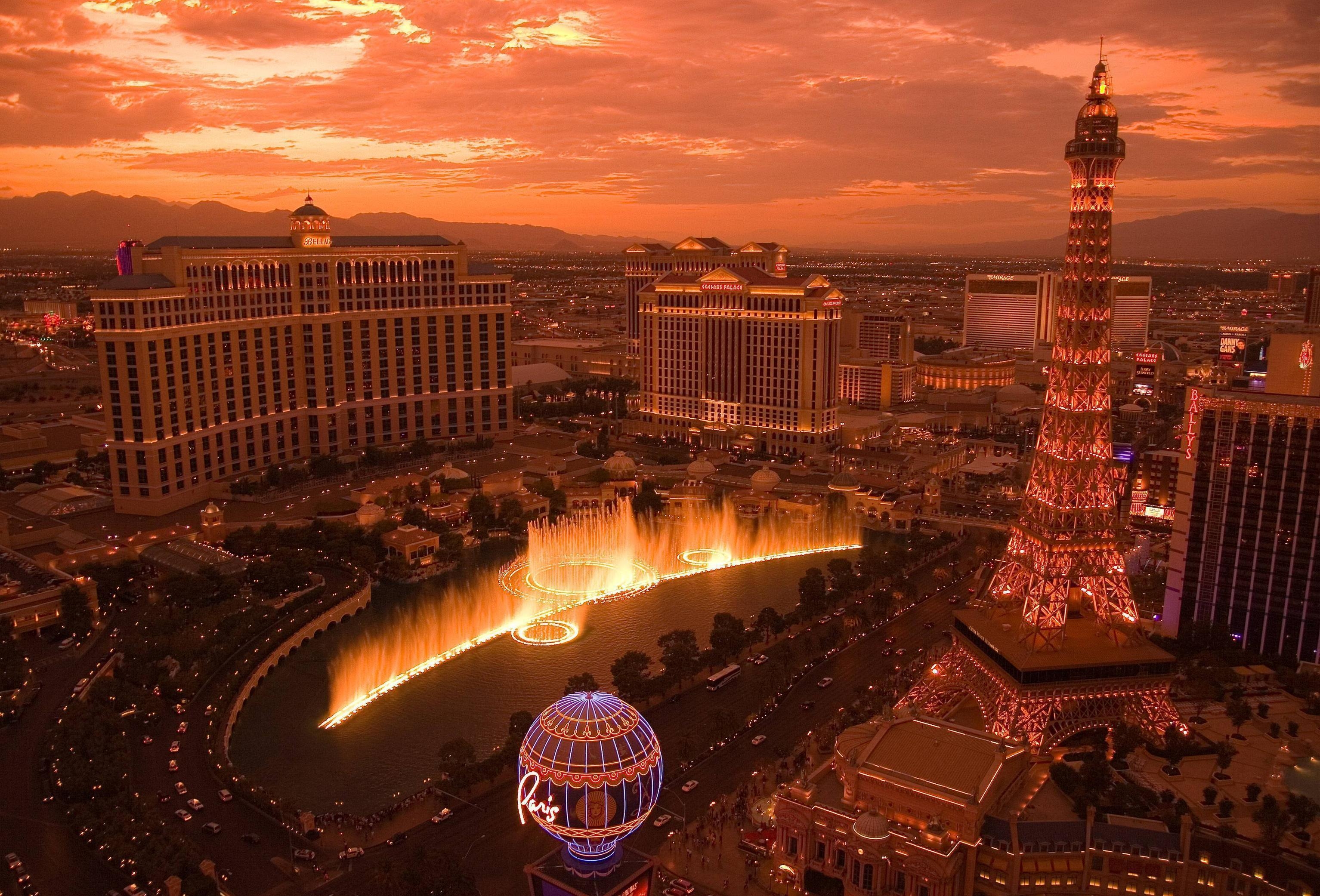 Las Vegas, HD, Cityscape, Nacht, Beleuchtung, 3070x2090 HD Desktop