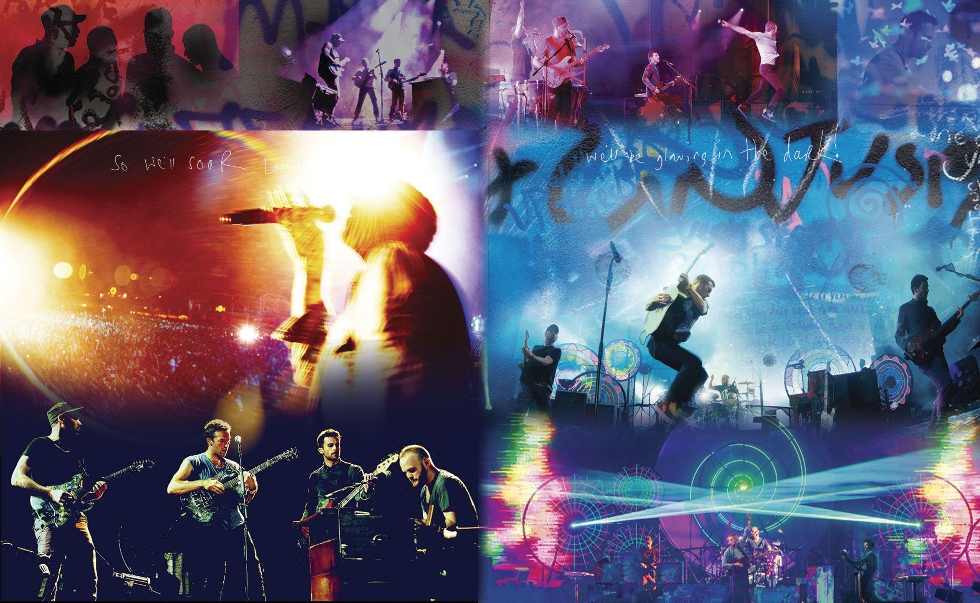 Coldplay, Breitbild, Kreativ, Cover, Musik, 1950x1200 HD Desktop