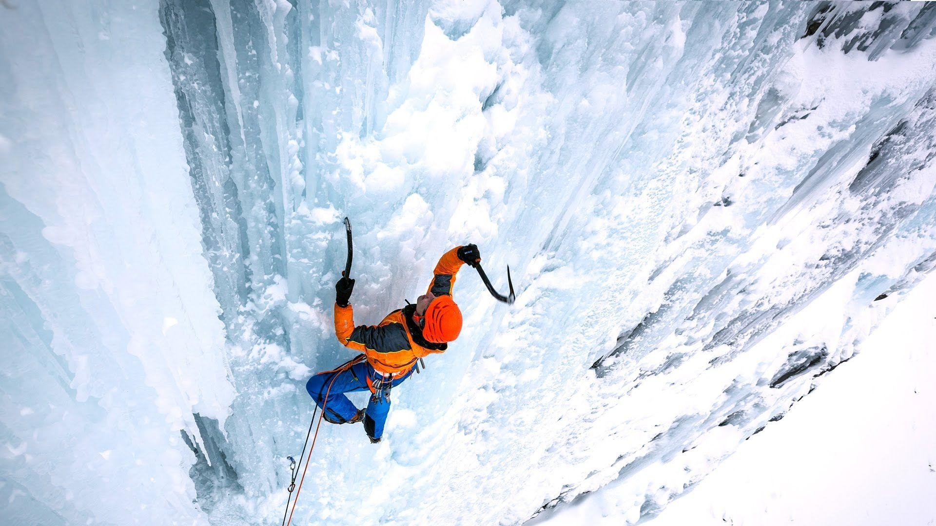 Eisklettern, Sport, Bild, Kältesport, Abenteuer, 1920x1080 Full HD Desktop