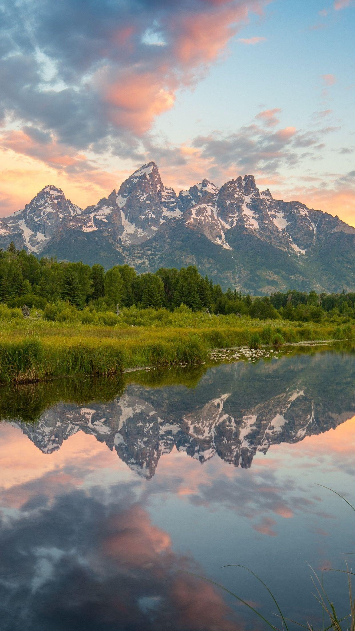 Download, Grand Teton, Nationalpark, Hintergrund, USA, 1250x2210 HD Handy