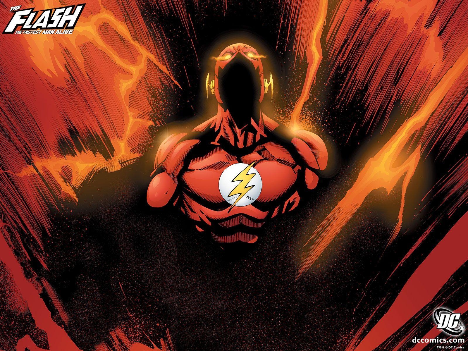 DC Comics, Flash, Hero, Hintergrund, Zeichen, 1600x1200 HD Desktop