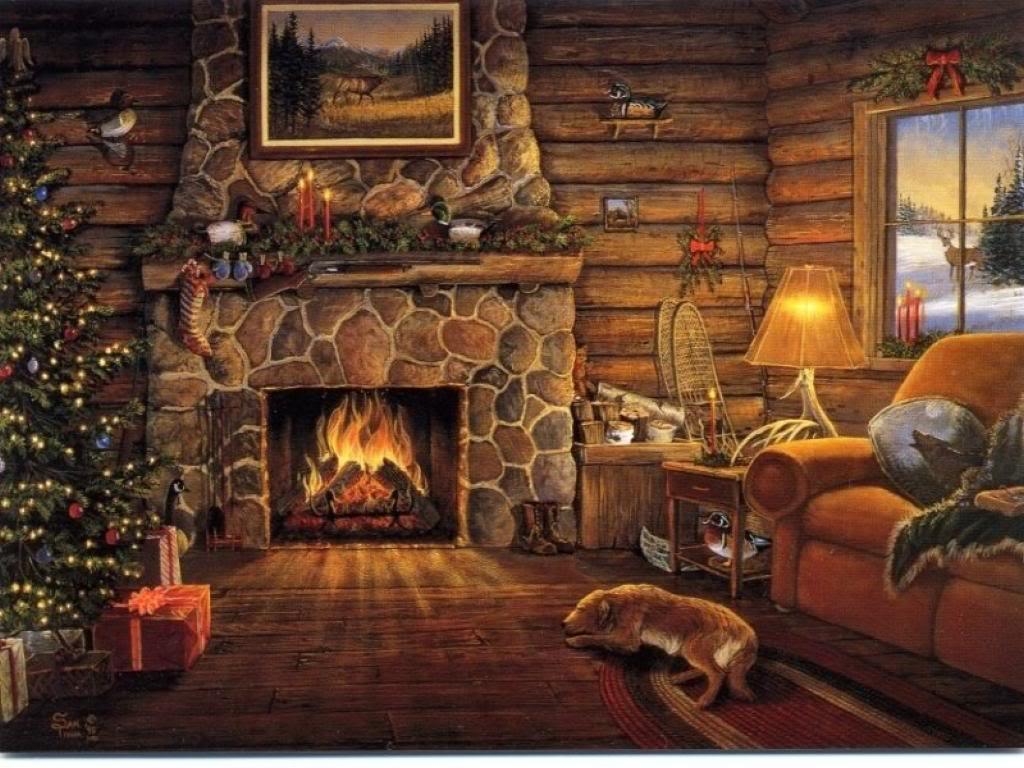 Weihnachten, Kamin, Design, Hintergrund, Festlich, 1030x770 HD Desktop