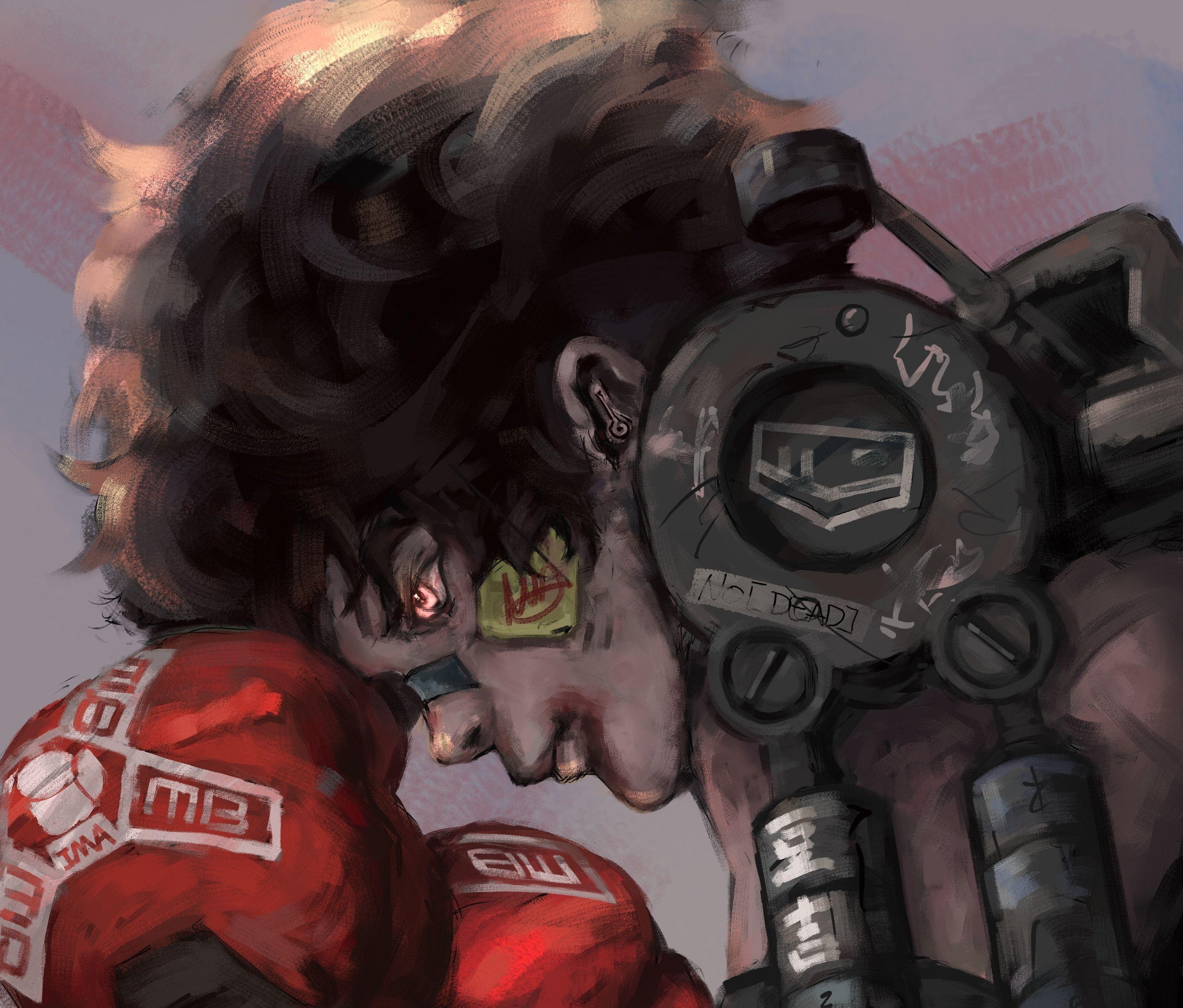Joe, Megalo Box, HD, Anime, Boxen, 2890x2460 HD Desktop