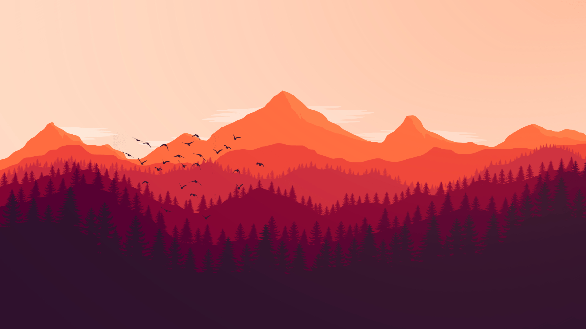 Firewatch, Hintergrund, HD, Spiele, Atmosphäre, 1920x1080 Full HD Desktop