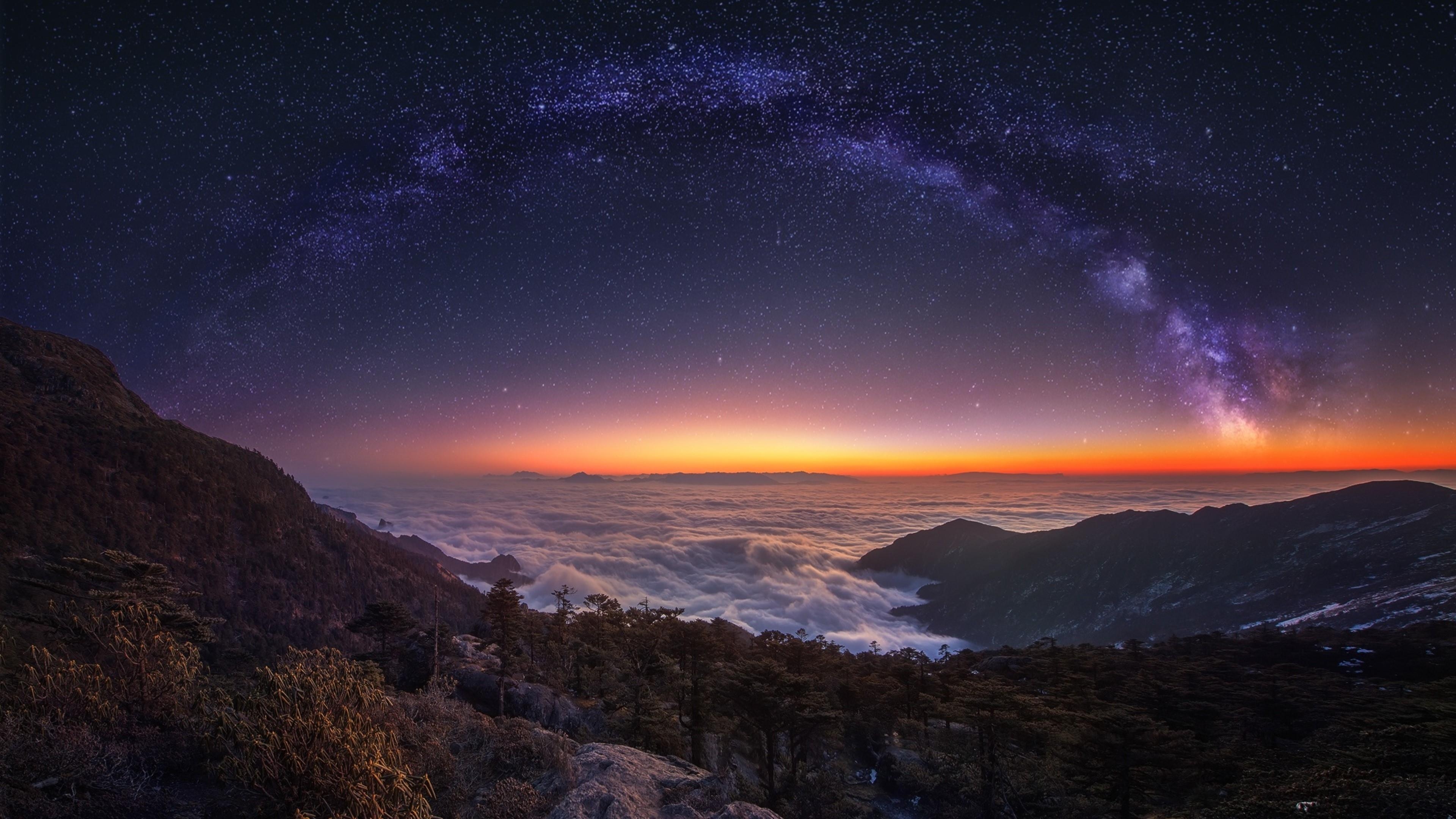 Milchstraße, Natur, Nacht, Studio 10, Landschaft, 3840x2160 4K Desktop