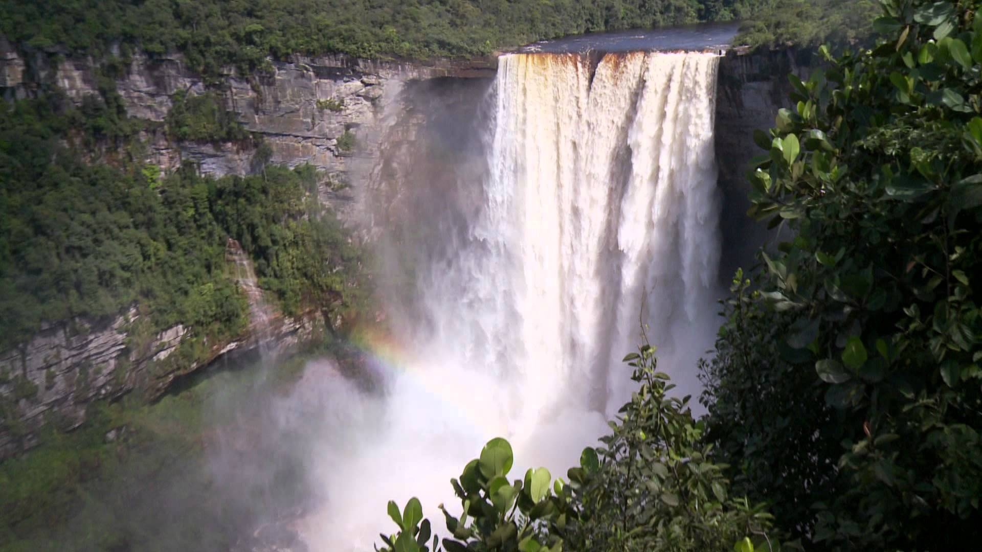 Kaieteur-Fälle, Hintergrundbild, Natur, Guyana, Wasserfall, 1920x1080 Full HD Desktop