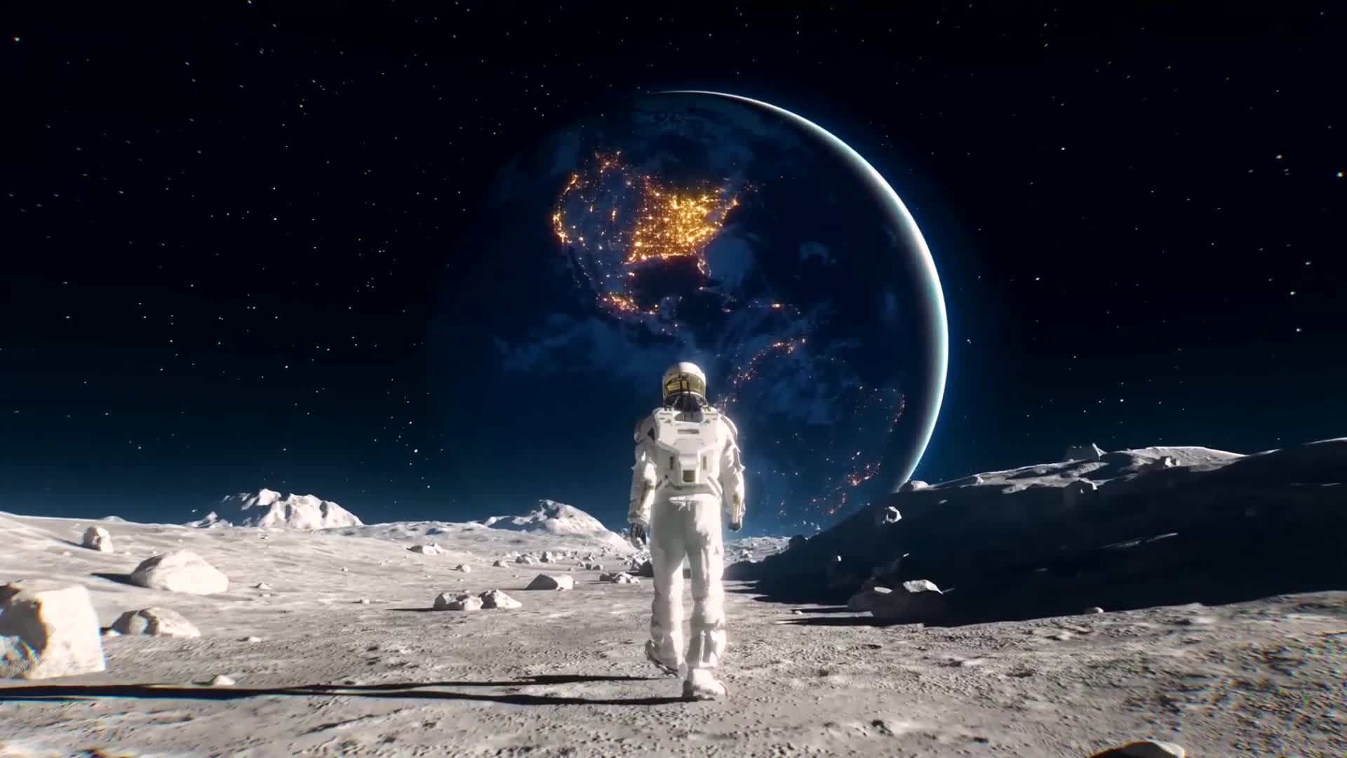 Astronaut, Mond, Desktop, Weltraum, Hintergrund, 1920x1080 Full HD Desktop