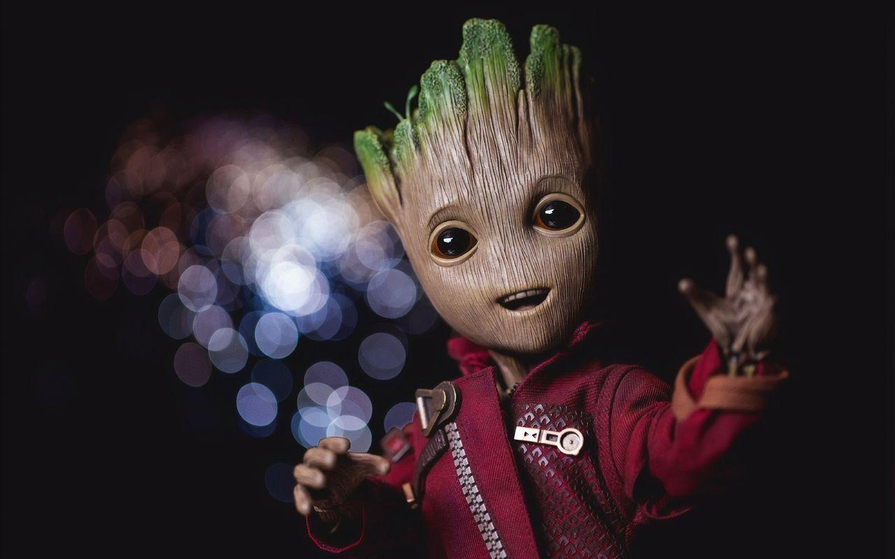 Baby Groot, 5K, HD, Marvel, 2019, 1280x800 HD Desktop