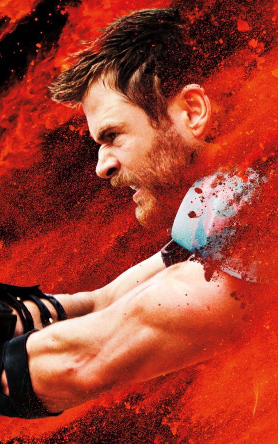 Chris Hemsworth, Thor, Ragnarok, 4K, Film, 950x1520 HD Handy