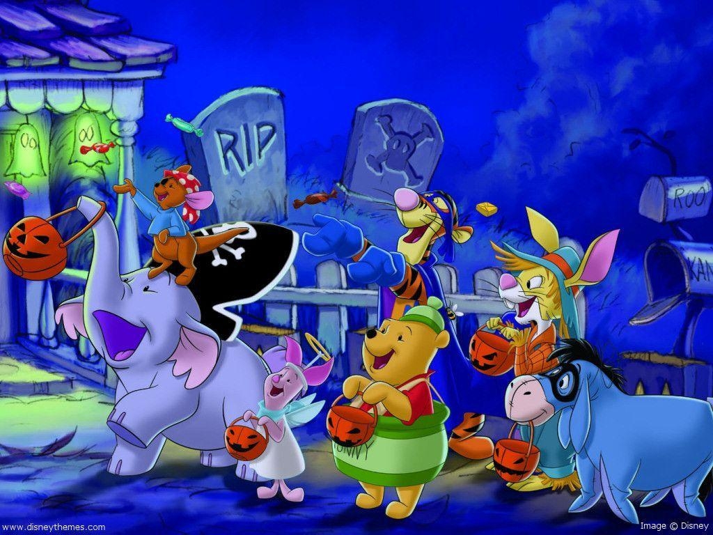 Halloween, Disney, Cartoon, Gruselig, Feiertag, 1030x770 HD Desktop