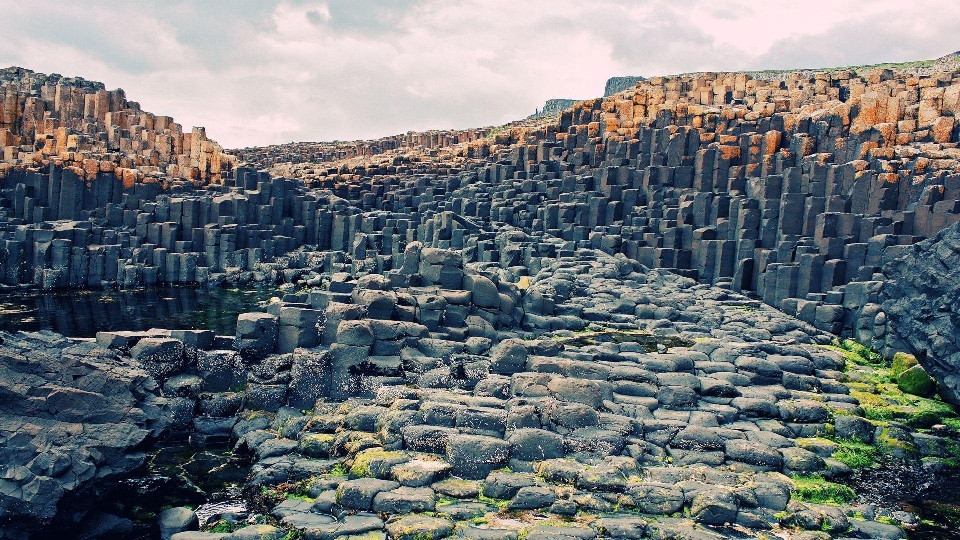 Giants Causeway, Nordirland, Antrim, Reisen, Natur, 1920x1080 Full HD Desktop