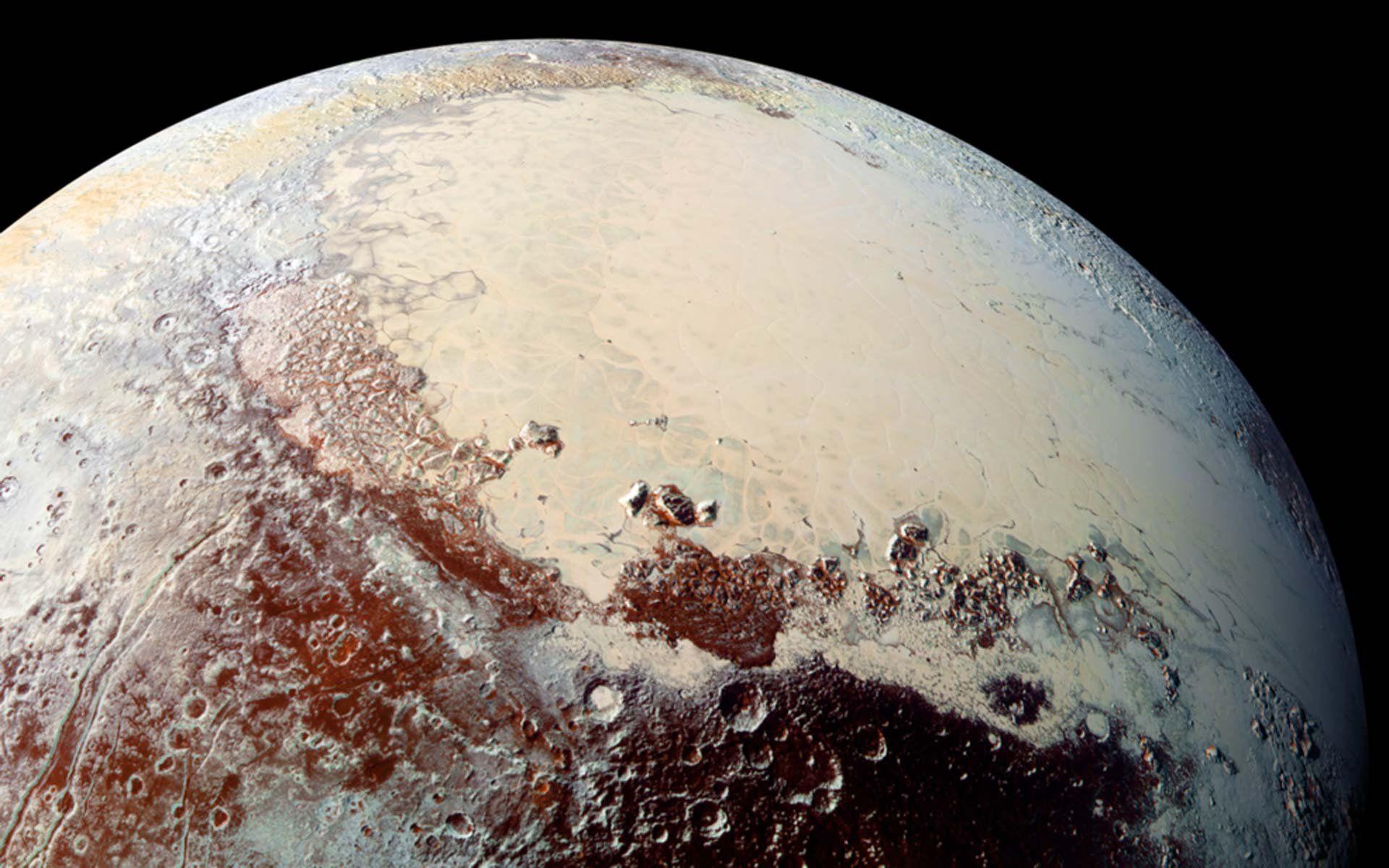 Pluto, Weltraum, Planet, Gesehen, Distanzen, 1920x1200 HD Desktop