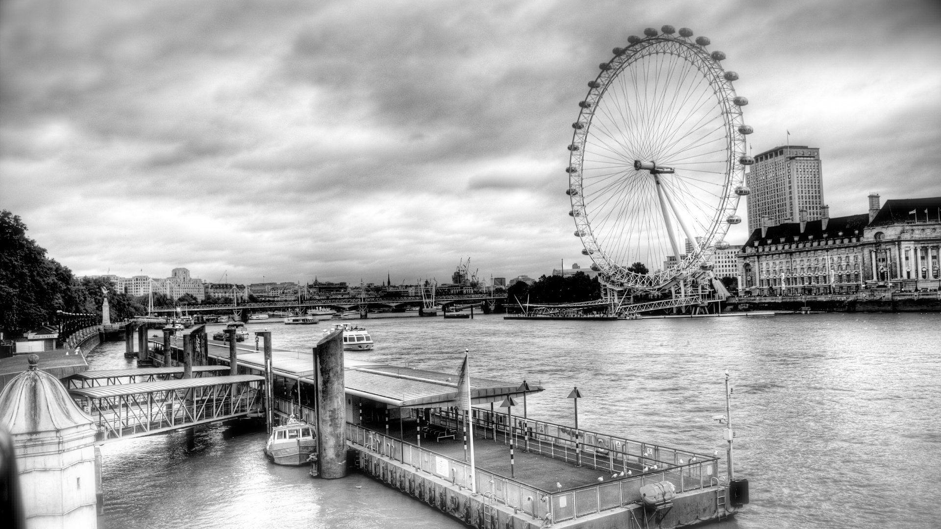 London Eye, England, 21x1080, Reisen, Architektur, 1920x1080 Full HD Desktop