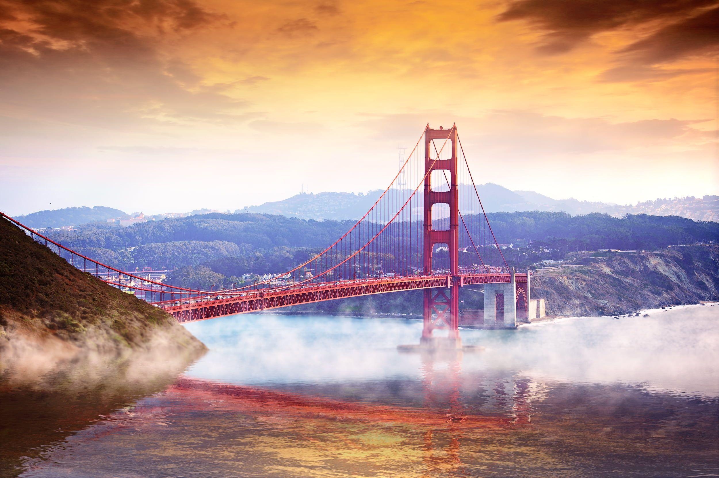 Golden Gate, Reverie, HD, San Francisco, Brücke, 2500x1670 HD Desktop