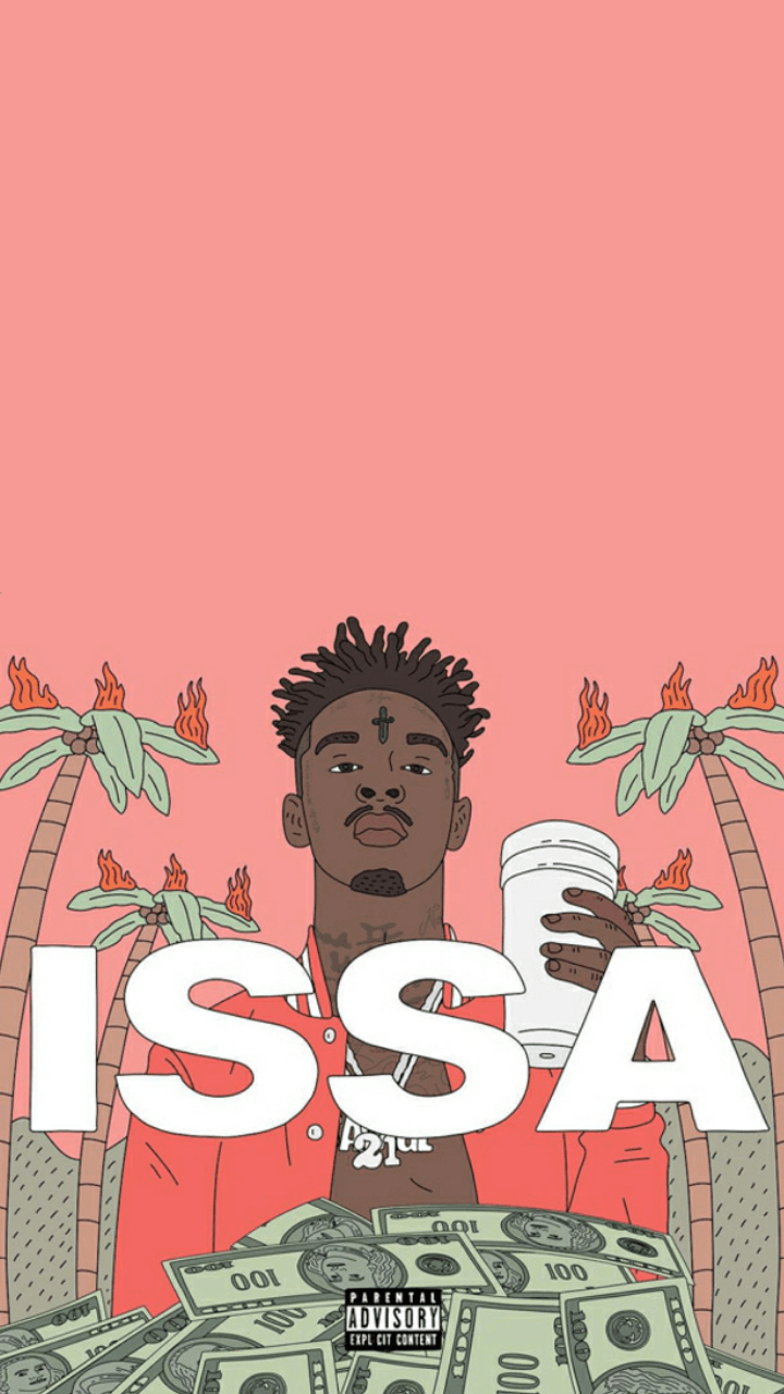 Issa, 21 Savage, Musik, Hintergrund, Künstler, 720x1280 HD Handy