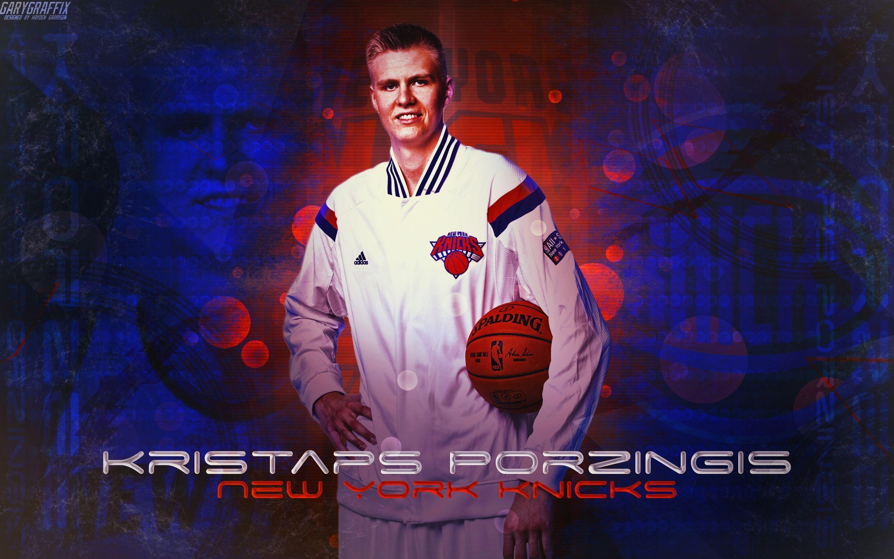 Kristaps Porziņģis, Knicks, New York, NBA, Basketball, 2880x1800 HD Desktop