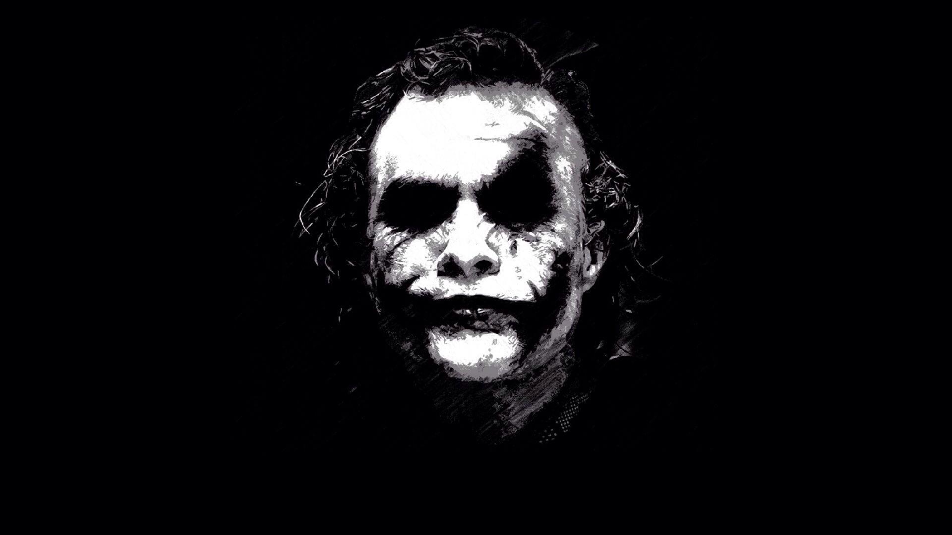 Heath Ledger, Joker, schlicht, Filmcharakter, Kino, 1920x1080 Full HD Desktop