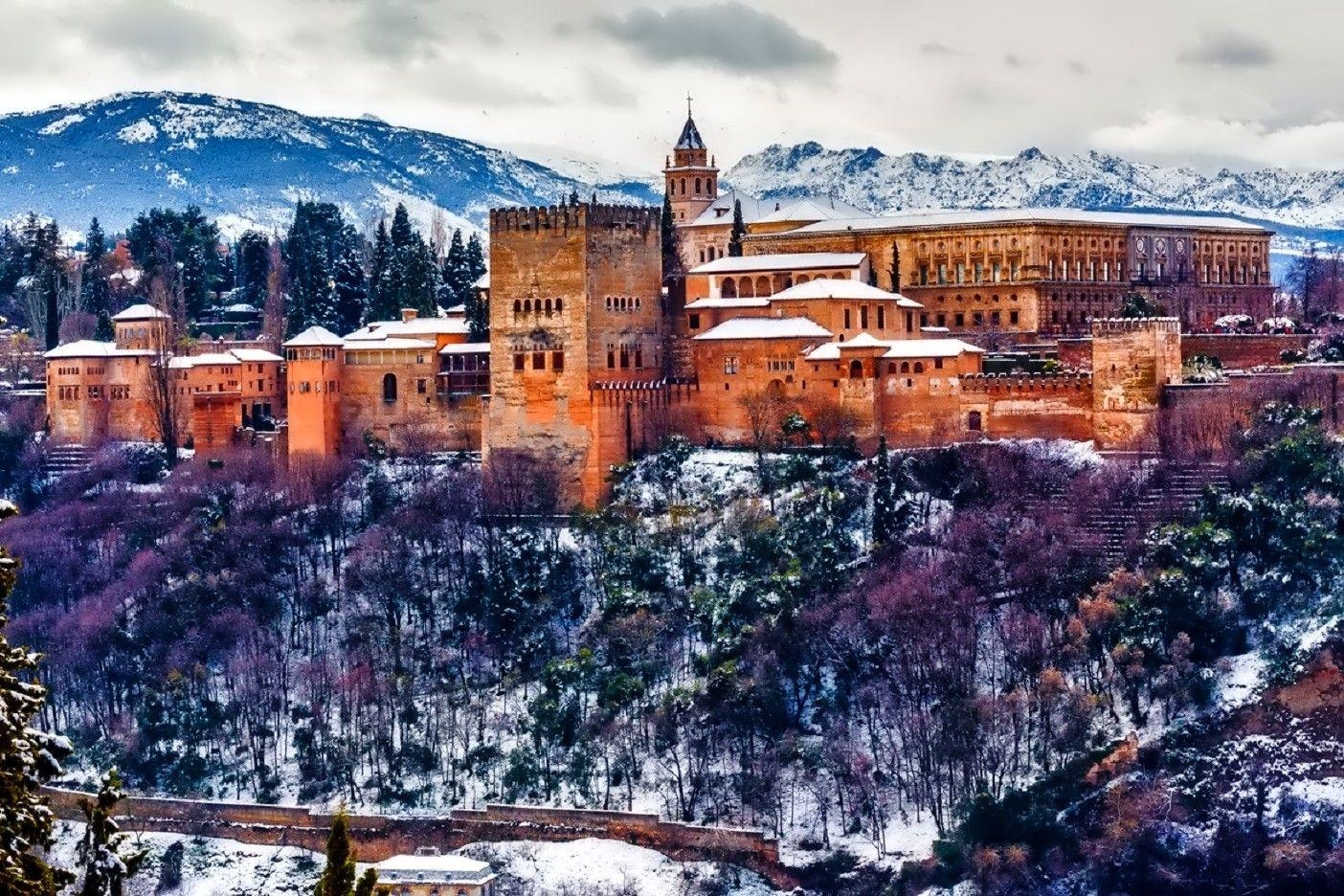 Alhambra, Bild, Architektur, Spanien, Granada, 1410x940 HD Desktop