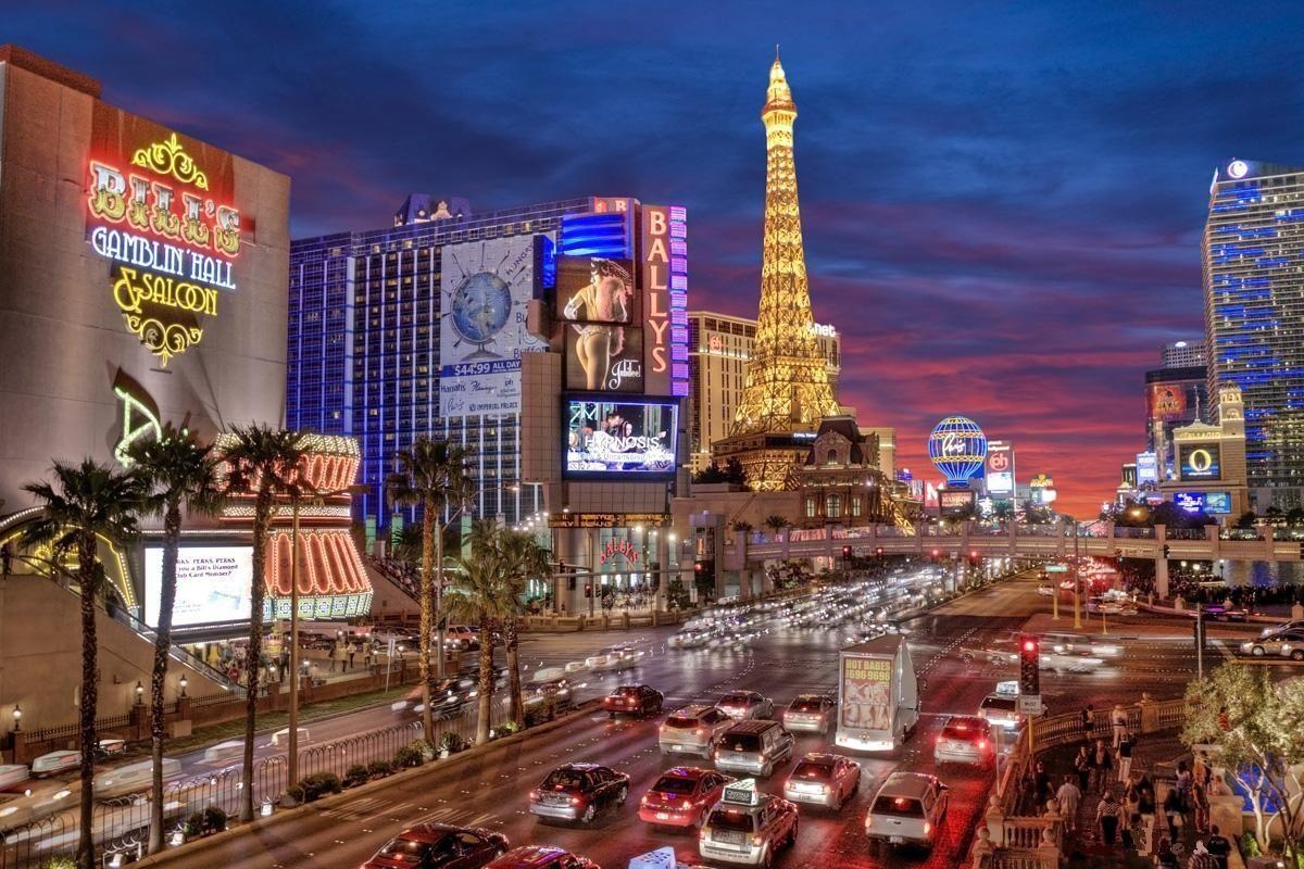 Las Vegas Strip, Galerie, Reisen, Nacht, Beleuchtung, 1200x800 HD Desktop