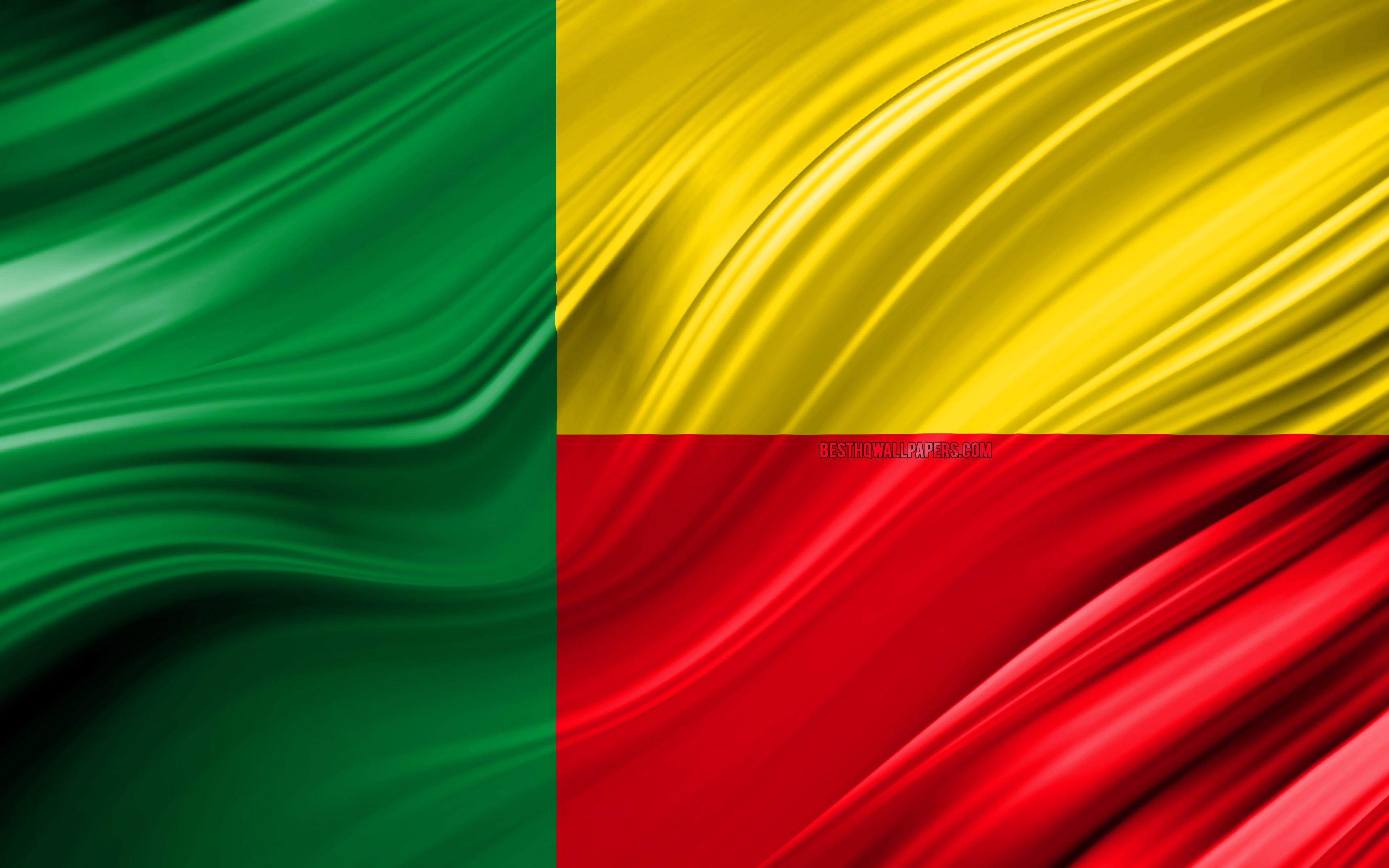 Benin, Flagge, 4K, Afrika, National, 3840x2400 4K Desktop